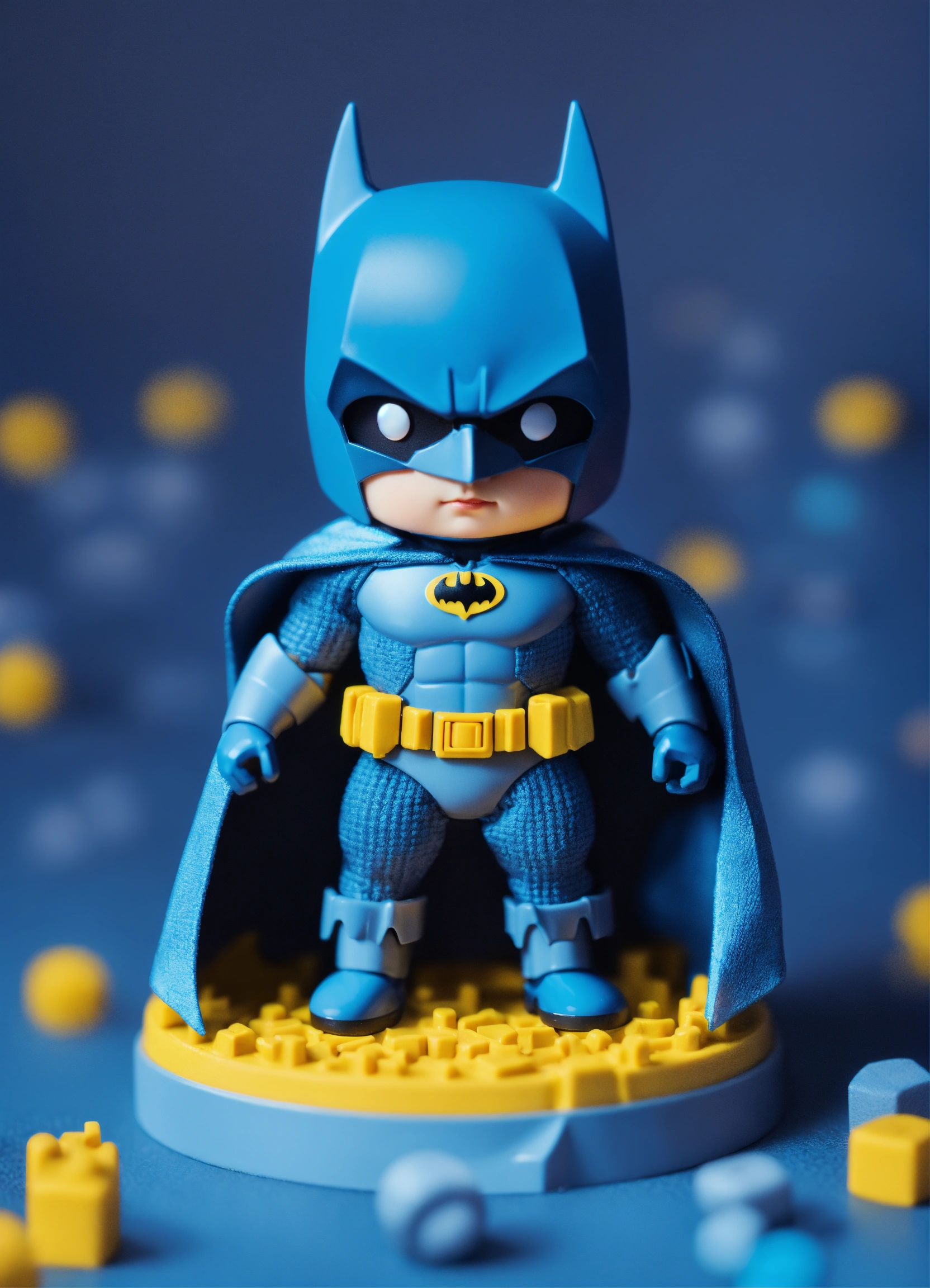 Lexica - Tiny cute isometric batman, 100mm lens, trending on polycount ...