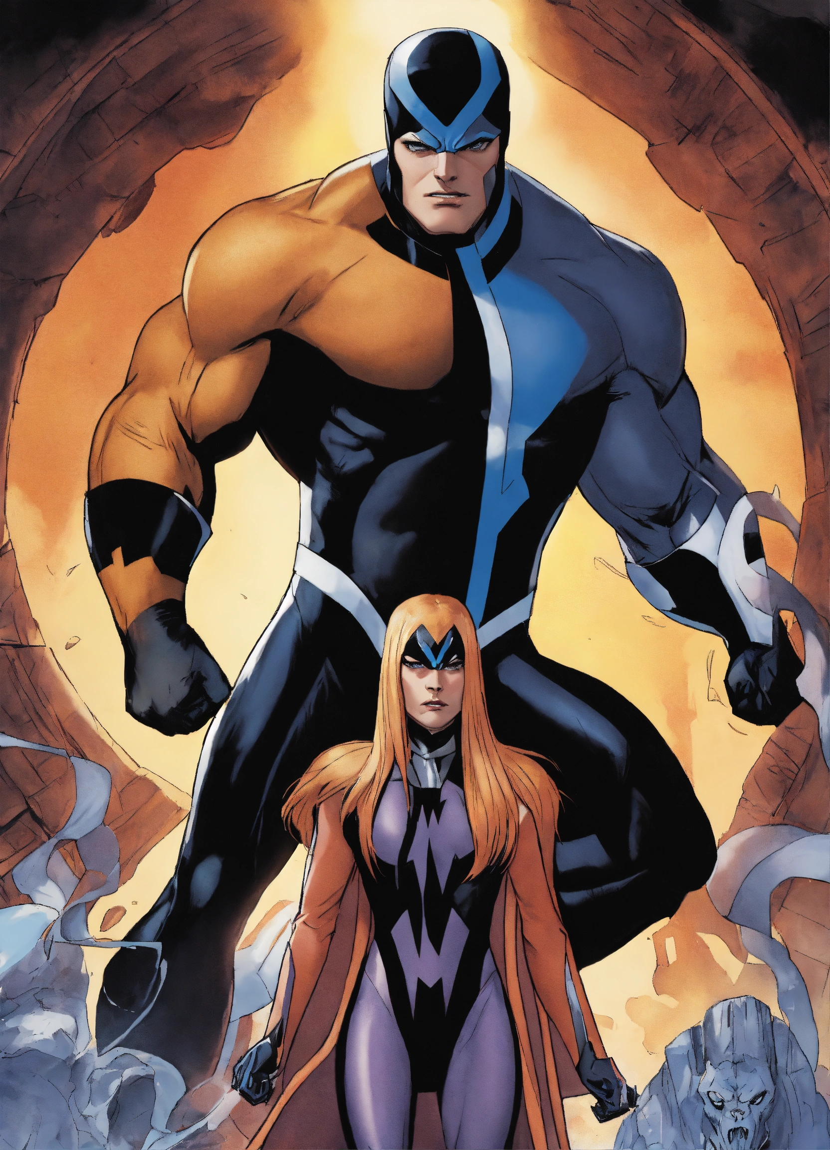 Lexica - Marvel Auran Inhumans tv show animated in action without words ...