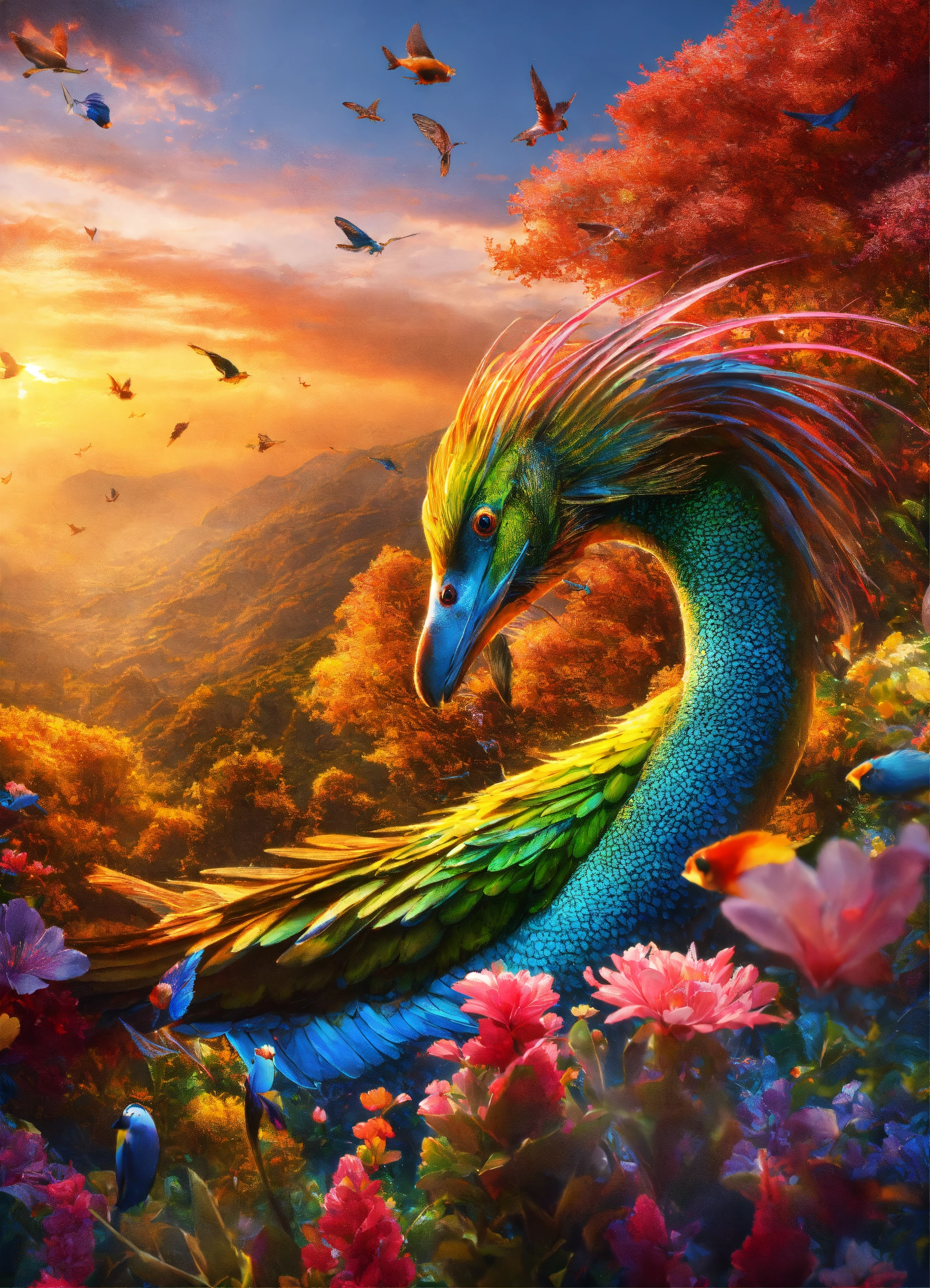 Lexica - Ultra beautiful colorful creatures in a beautiful world ...