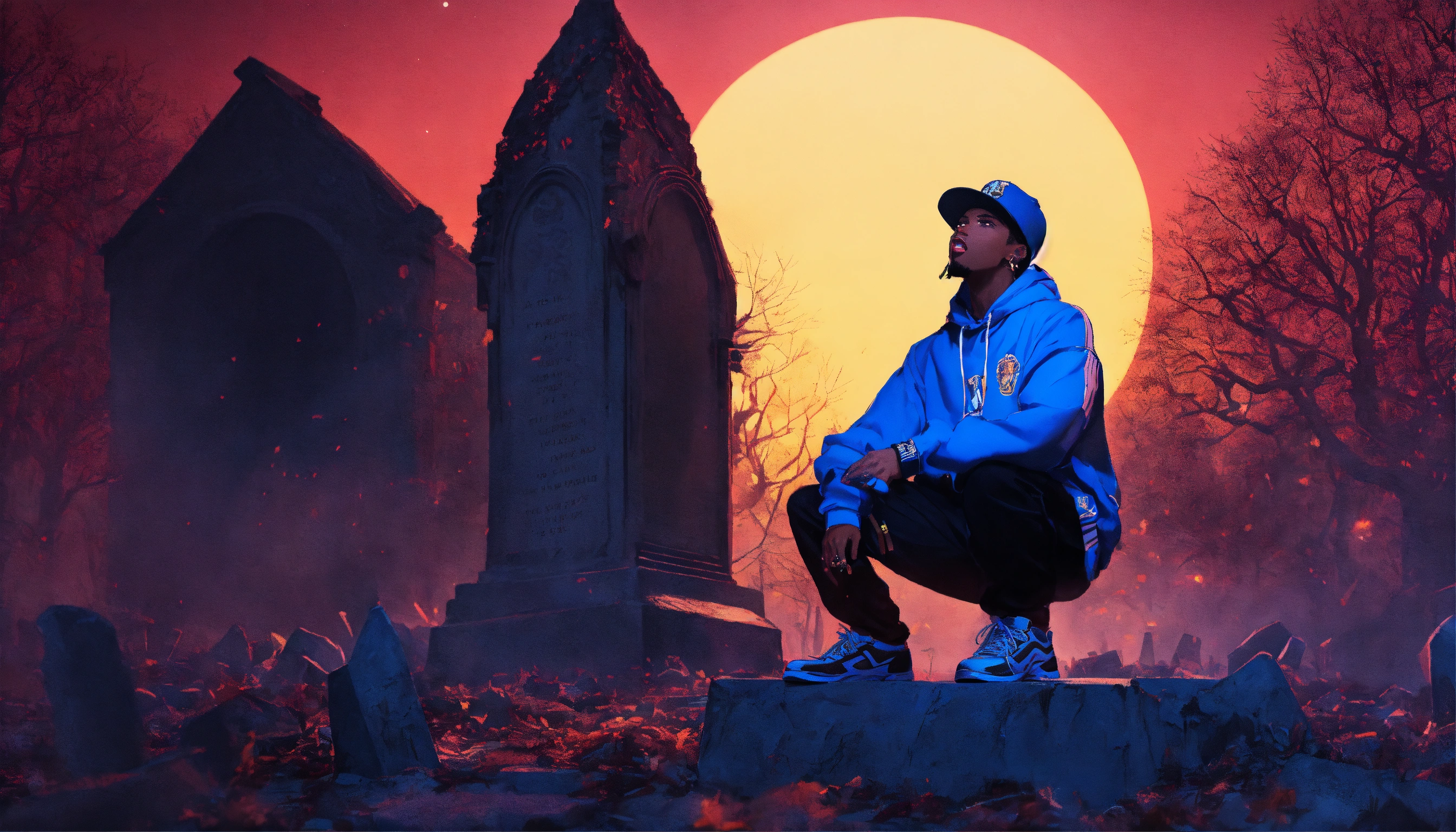 Lexica - A funky rapper is dropping dope rhymes in a haunted graveyard ...