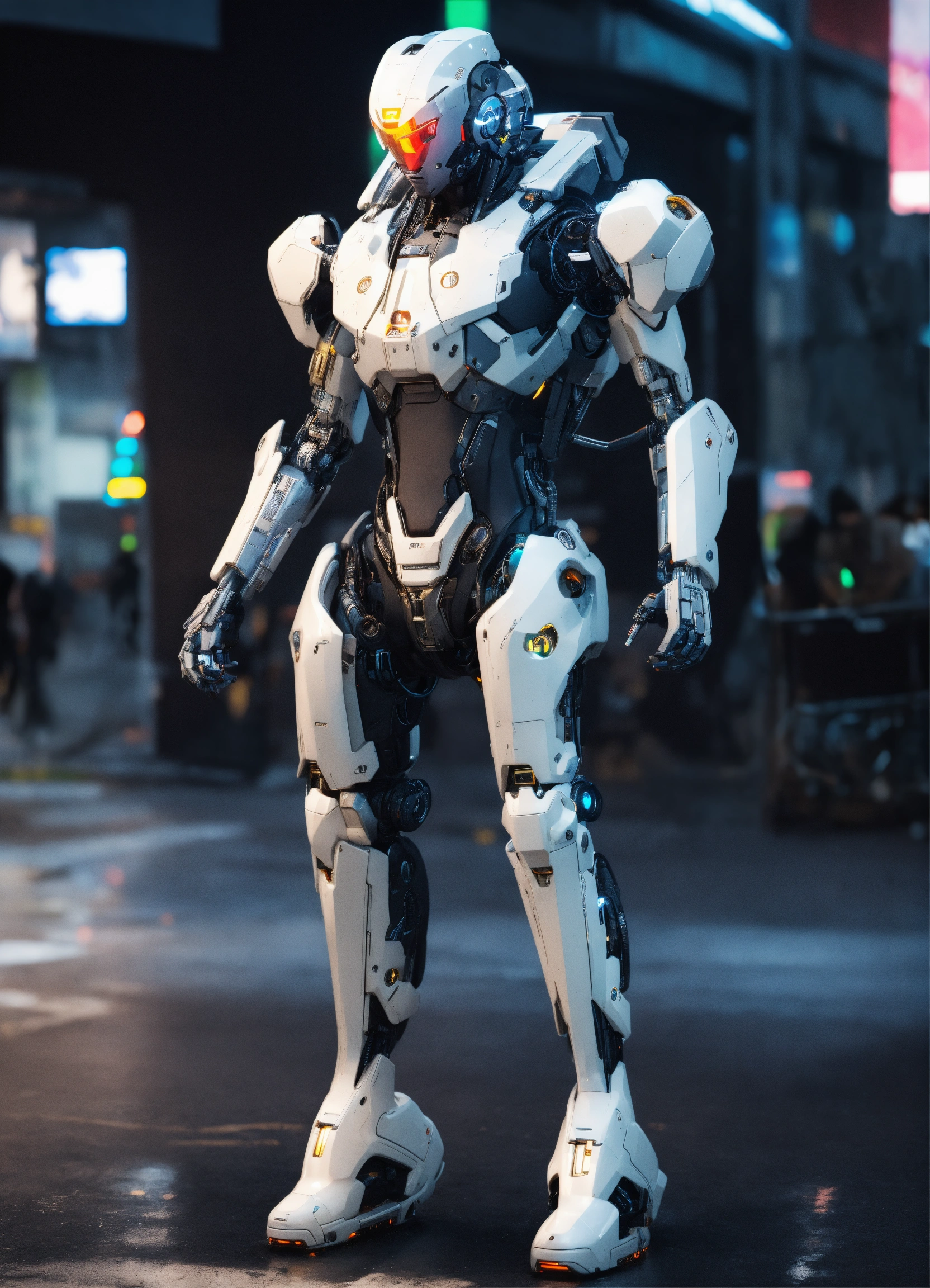 Lexica - Heavily augmented cyborg.
