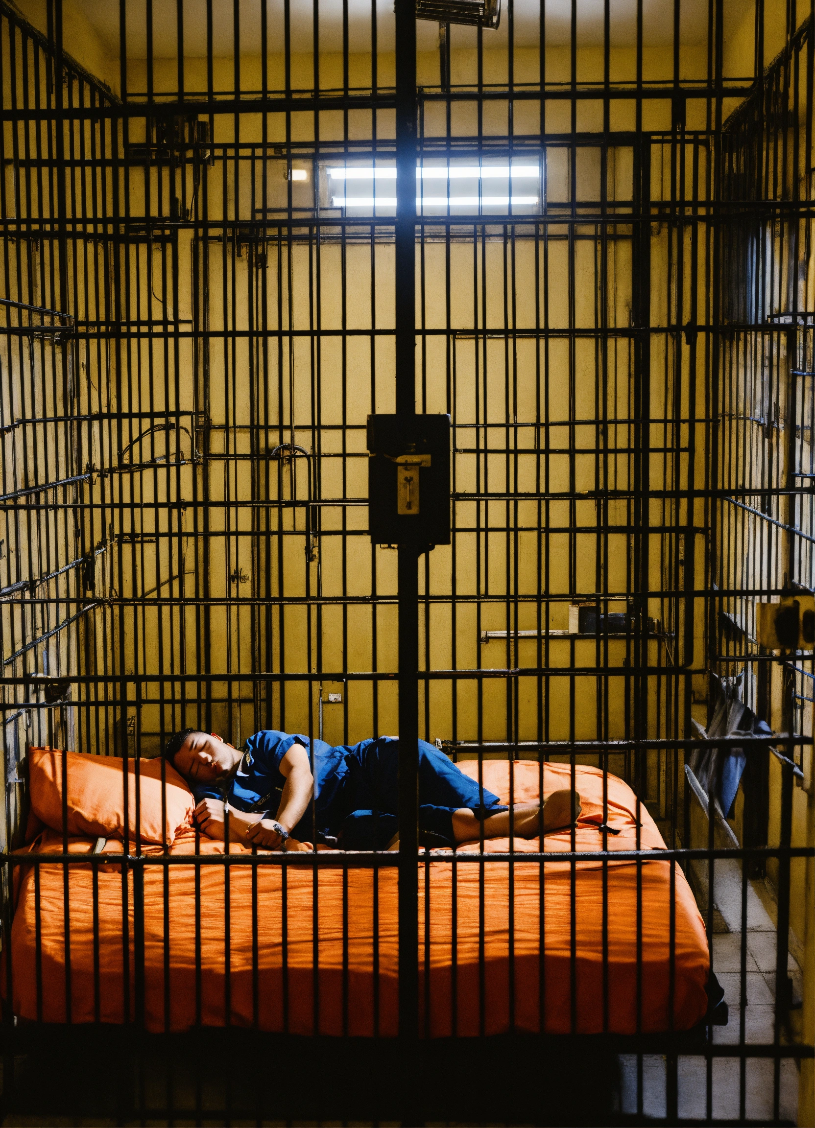 Lexica - Guard of security of prison sleeping