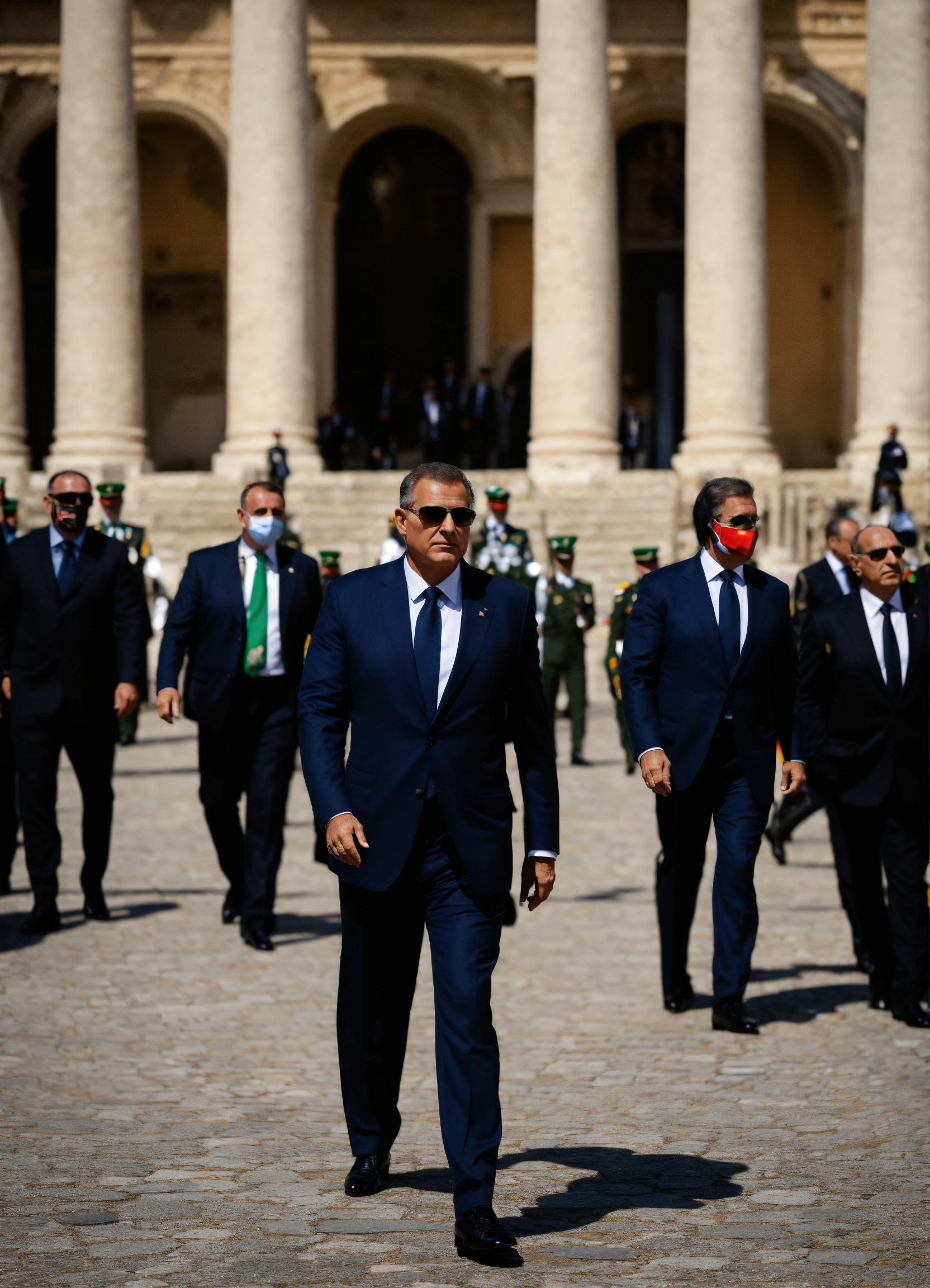 Lexica - Bodyguard in a suit, in Italy , escorting a the president with ...