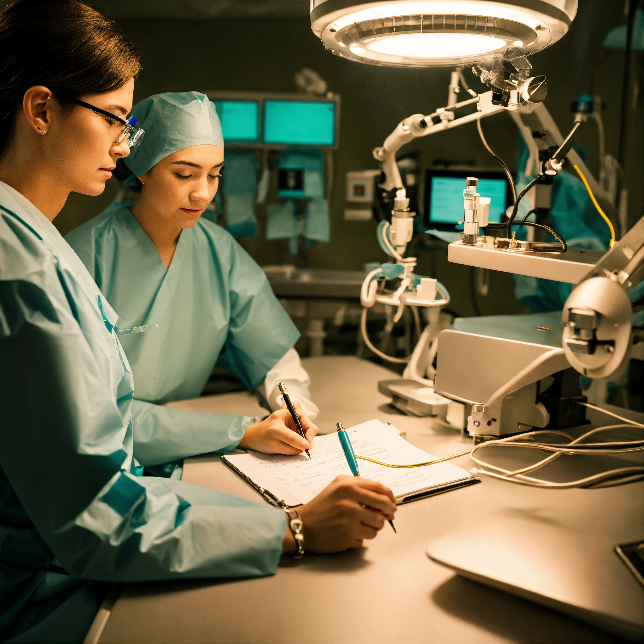 Lexica - Trust in an operating room writing prescription