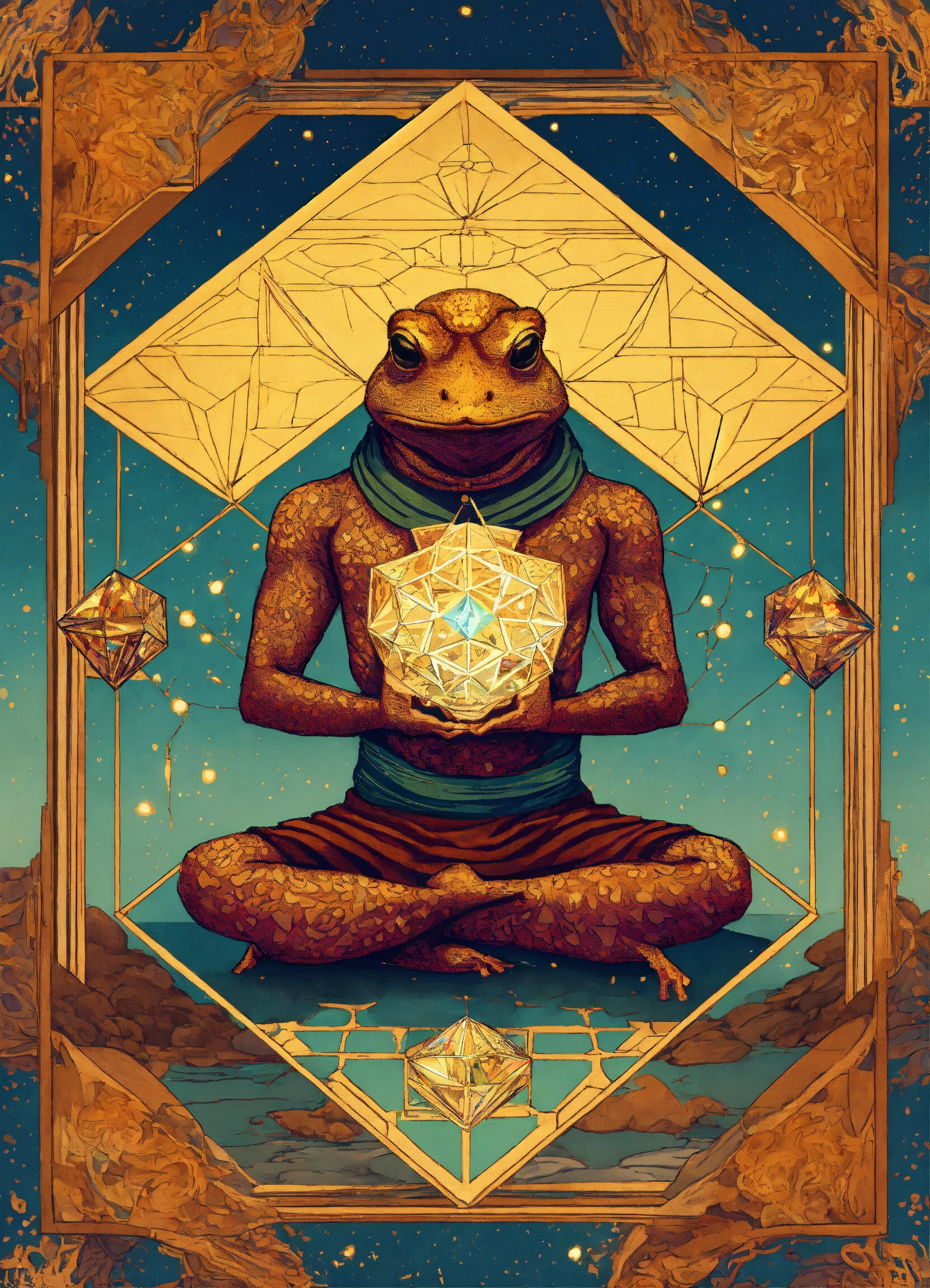 Lexica - Diamond Toad That is Taoist monk that is meditating in a ...