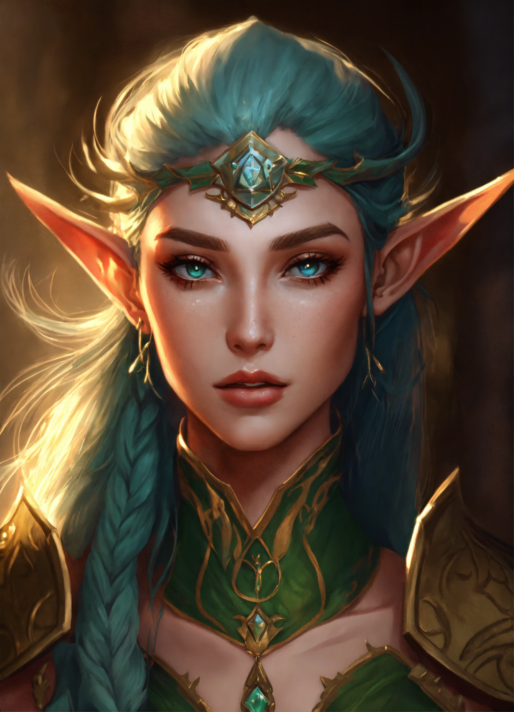 Lexica - D&D, fantasy, cinematic. elf female