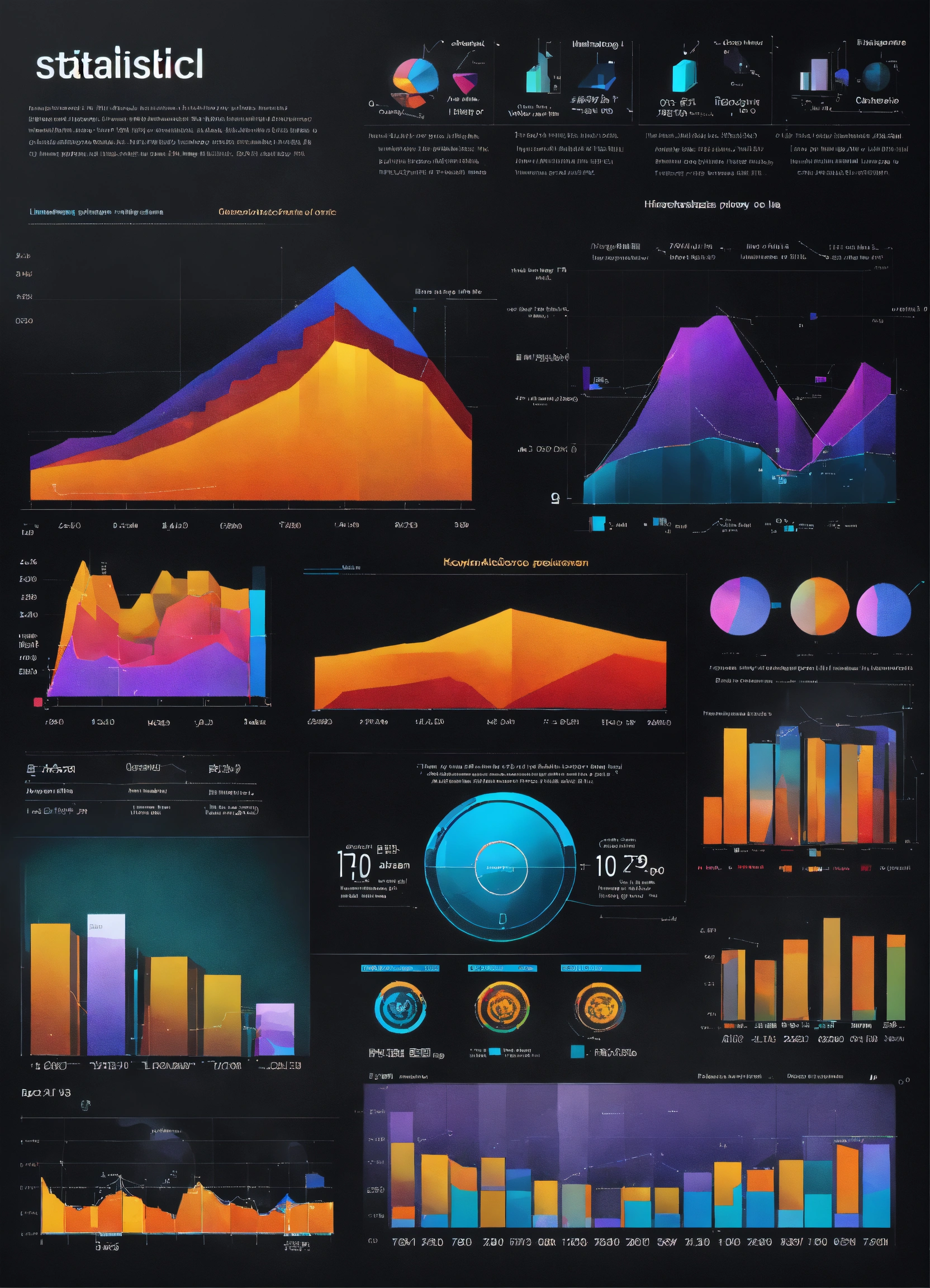 Lexica - Basic Elements of a Statistical Graph. black background, shiny ...