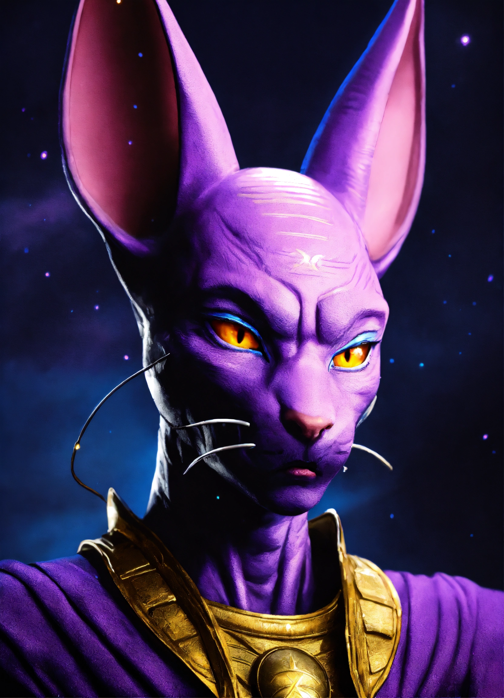 Lexica Lord Beerus in real life, high detail, complex, fantasy