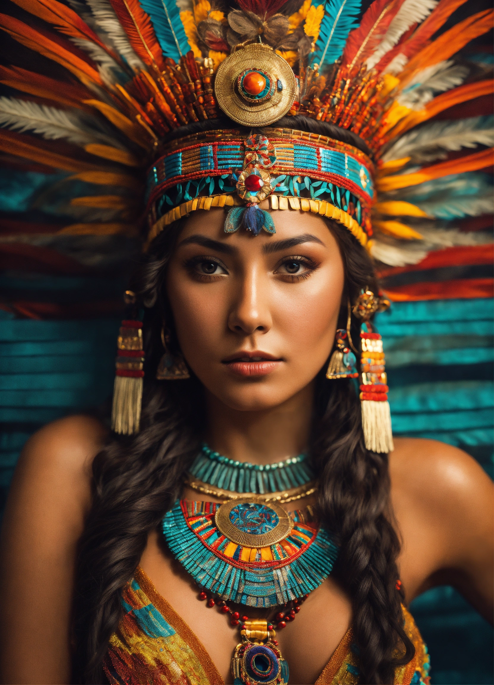 Lexica - Aztec princess, portrait, high detail, ultra-high resolution ...