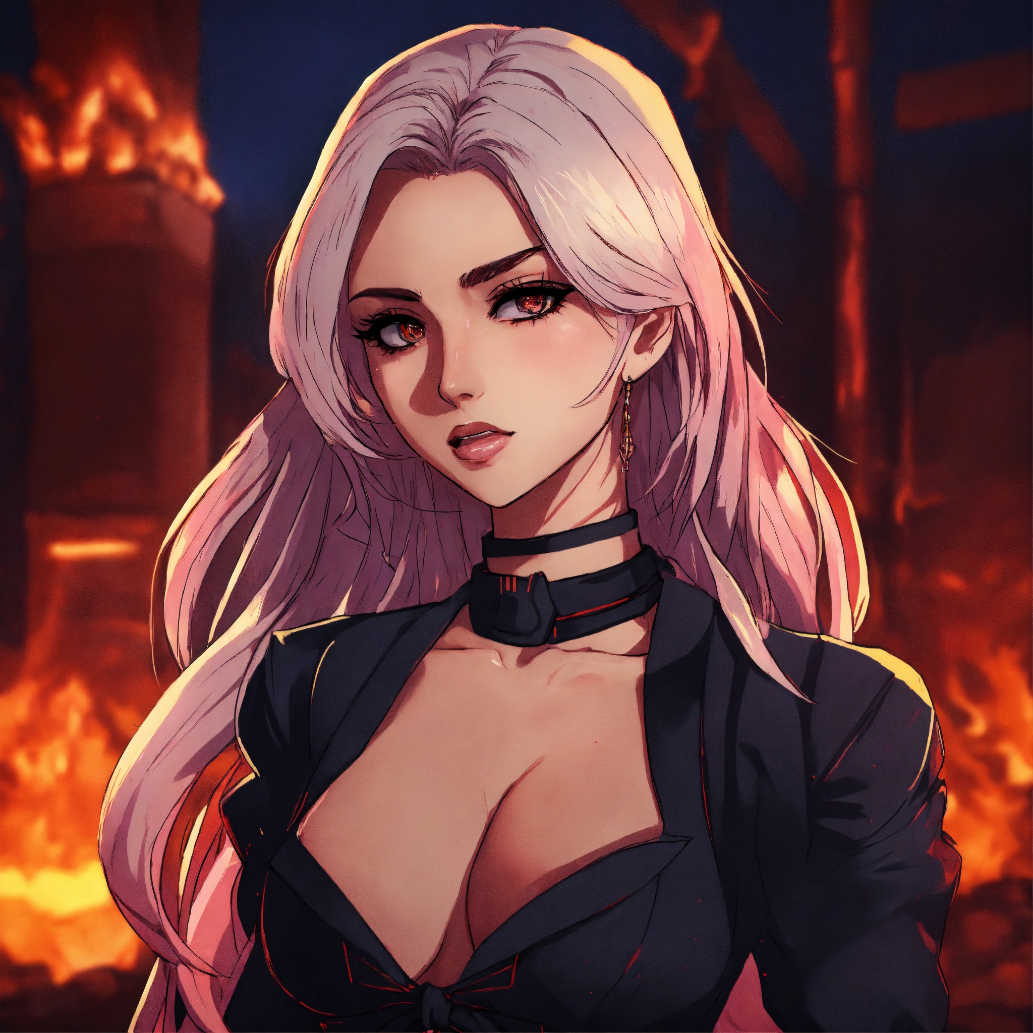 Lexica - Selenskiy in evil anime style