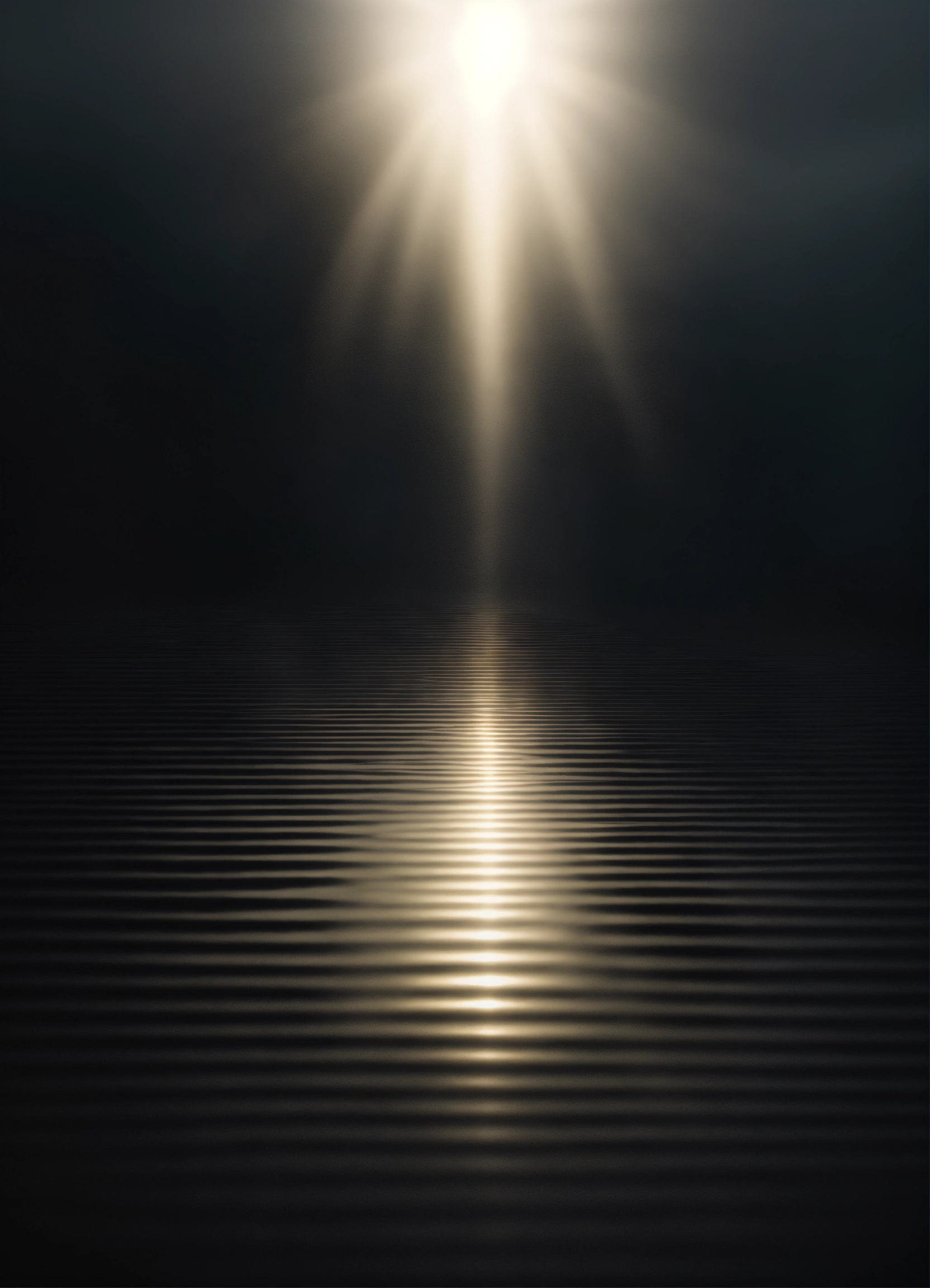 Lexica - Hyper realistic opaque black metallic rays of light reflecting ...
