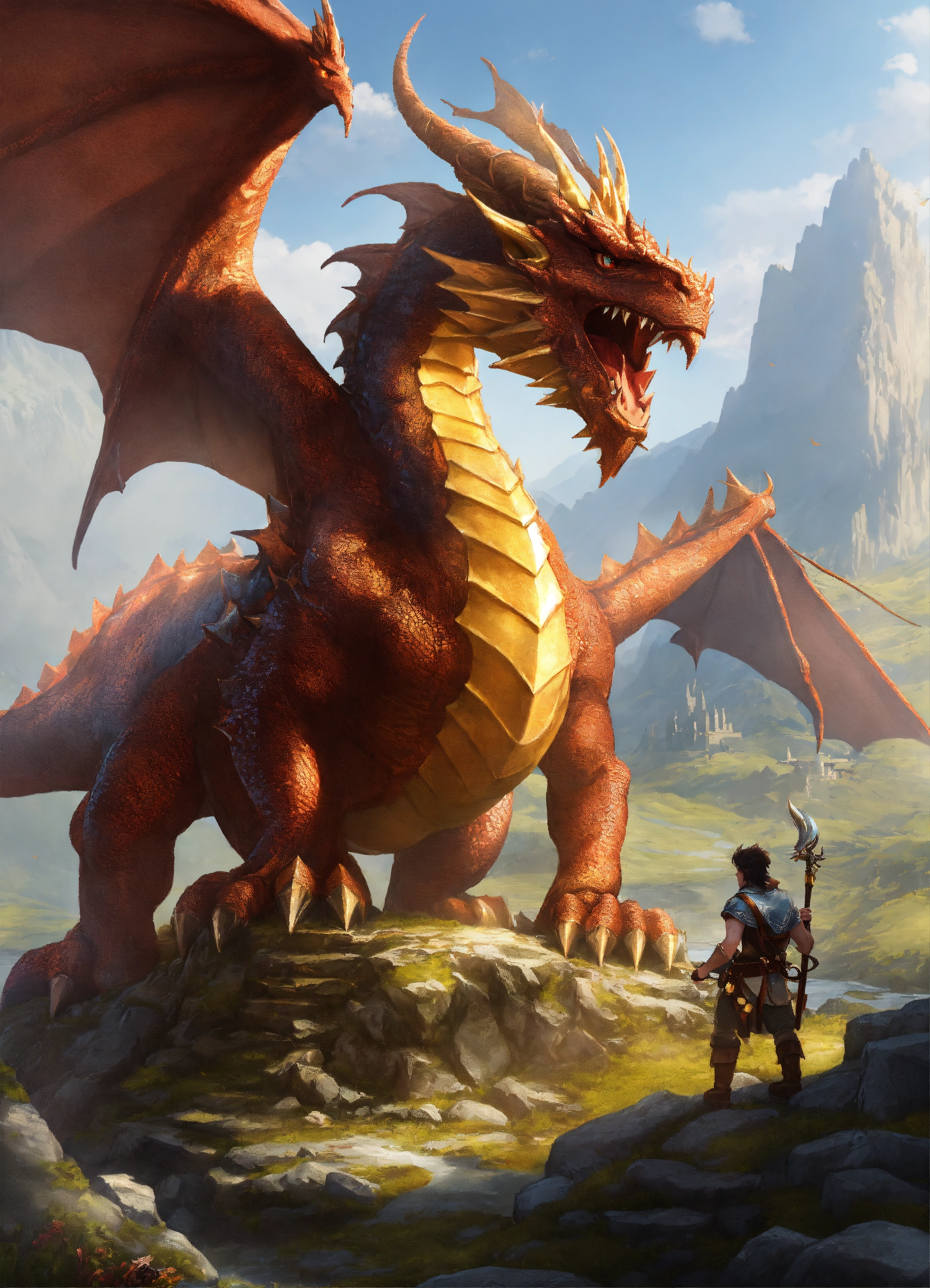 Lexica - Epic quests in the mythical land, accompanied by a mighty Dragon.