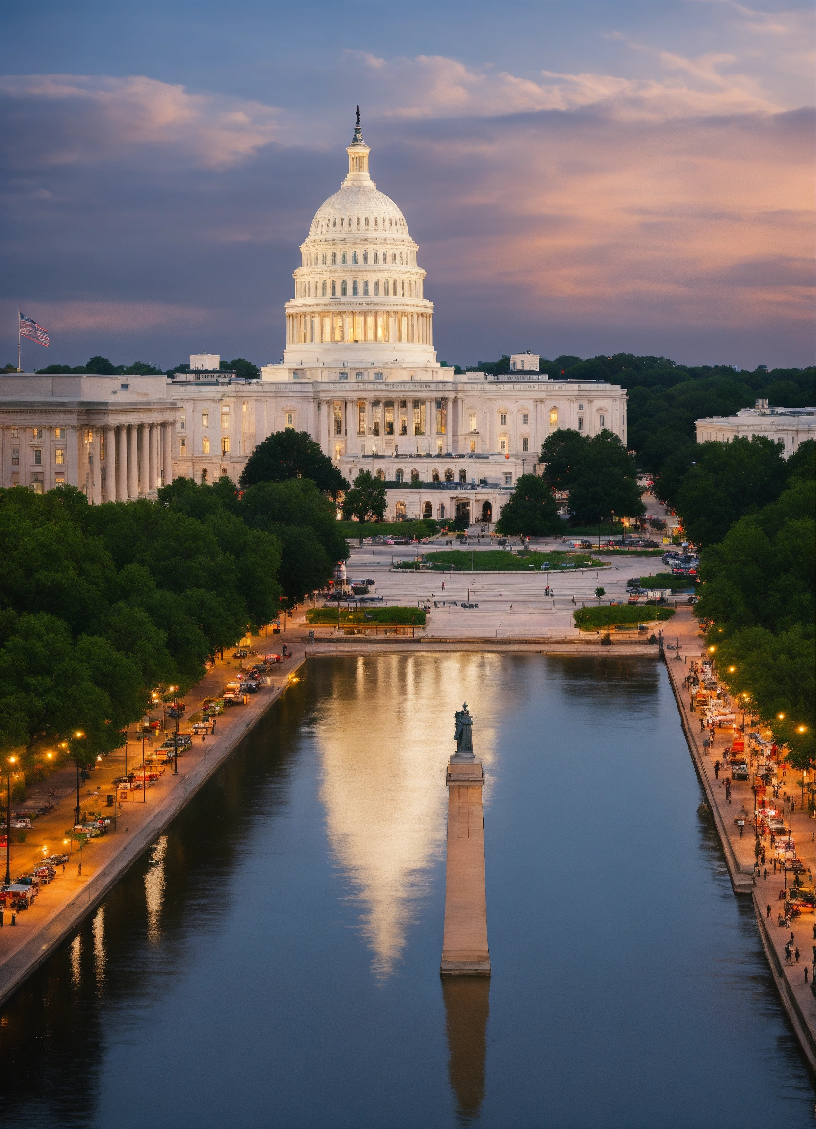 Lexica - Washington DC cityscape, include famous landmark of city, city ...