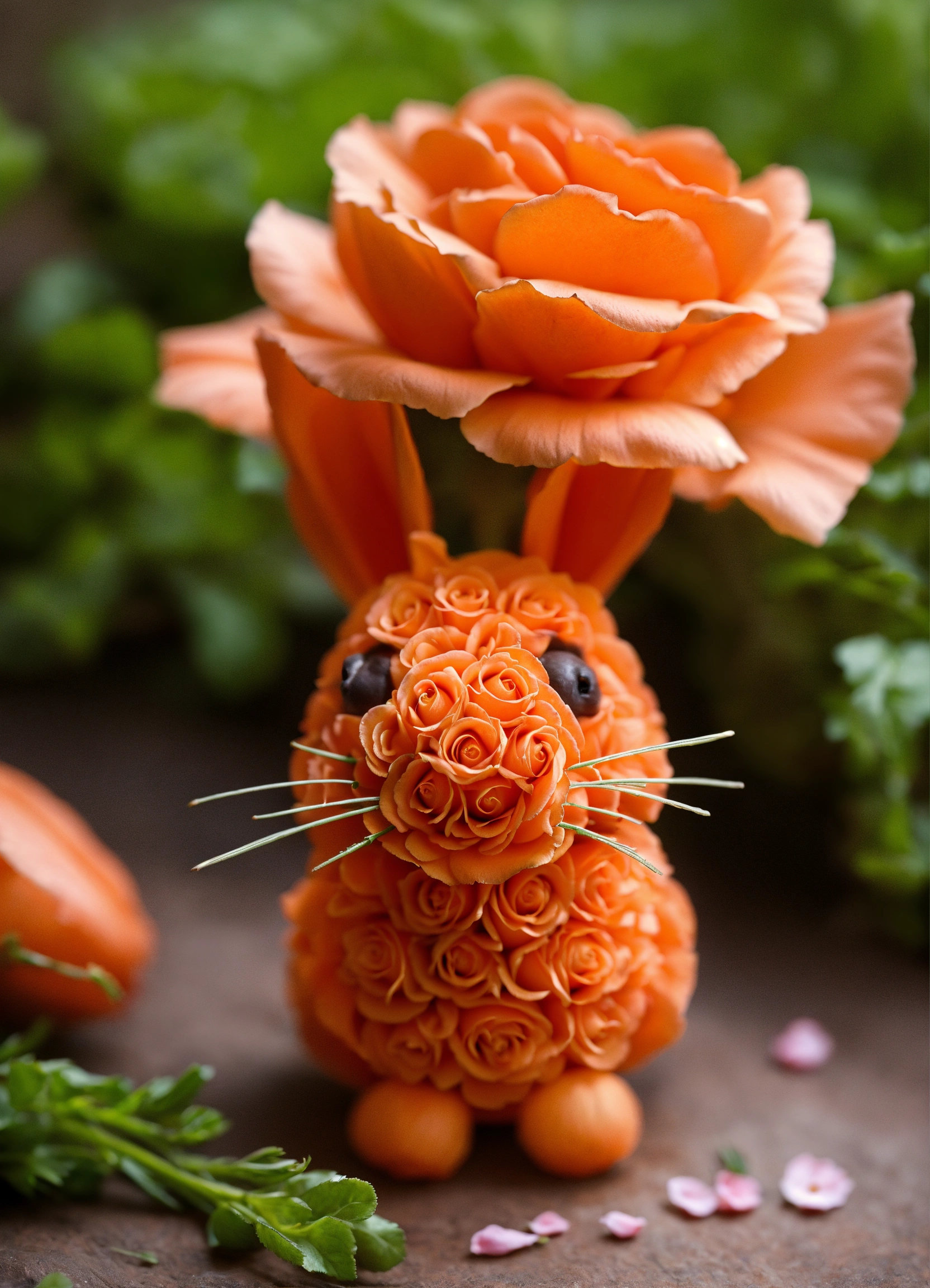 Lexica - Rose rabbit in the form of carrot