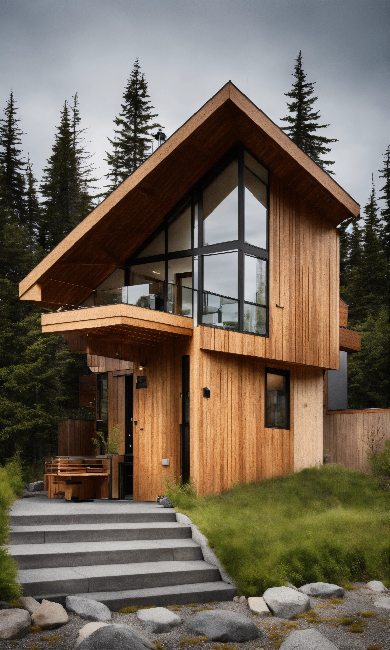 Lexica - Make a skatch of a modern house in alaska using pencil and paper