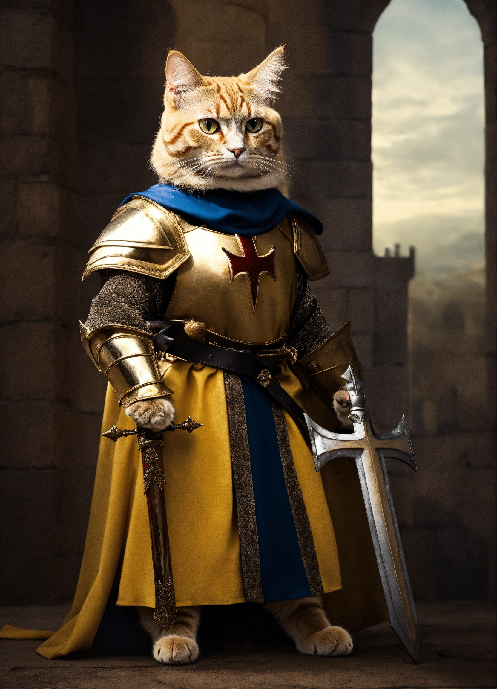 Lexica - Cat as a crusader
