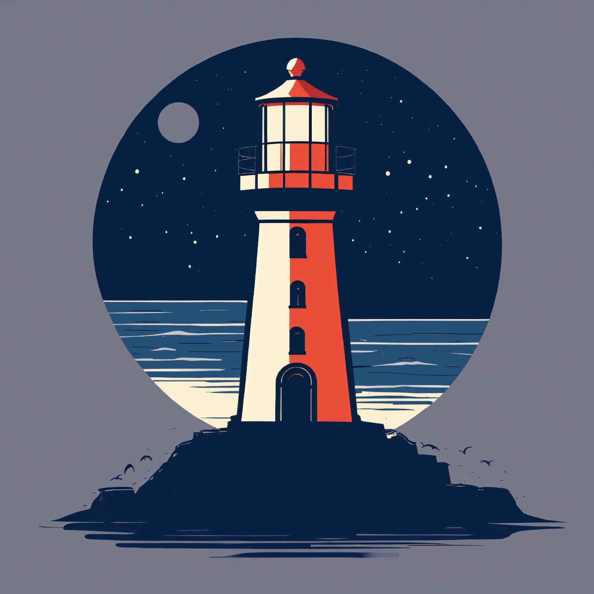 Lexica - T-Shirt Vector Illustration, Centered Design of a simplistic ...