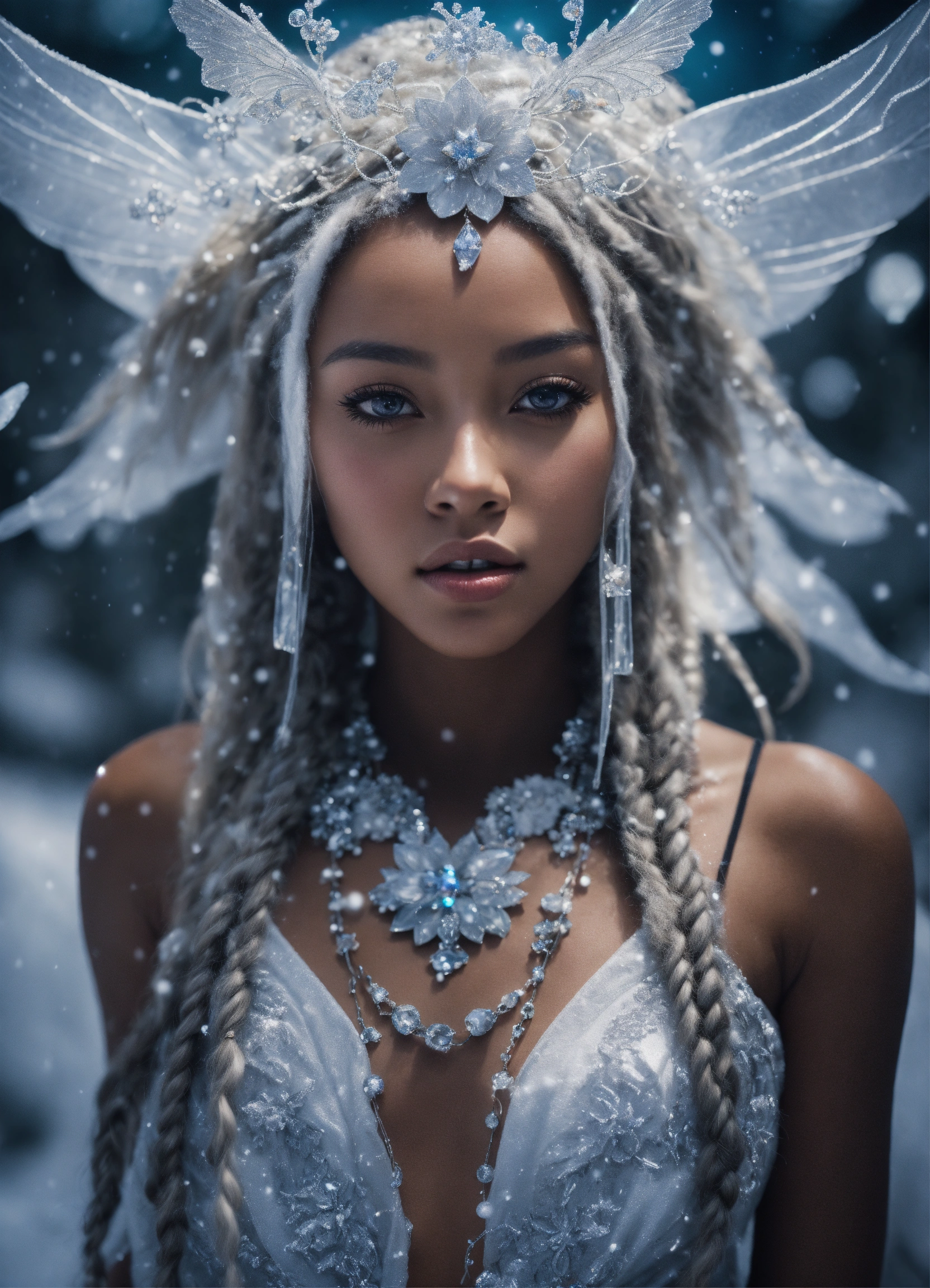 Lexica - Stunning interpretation of a young black american woman ...