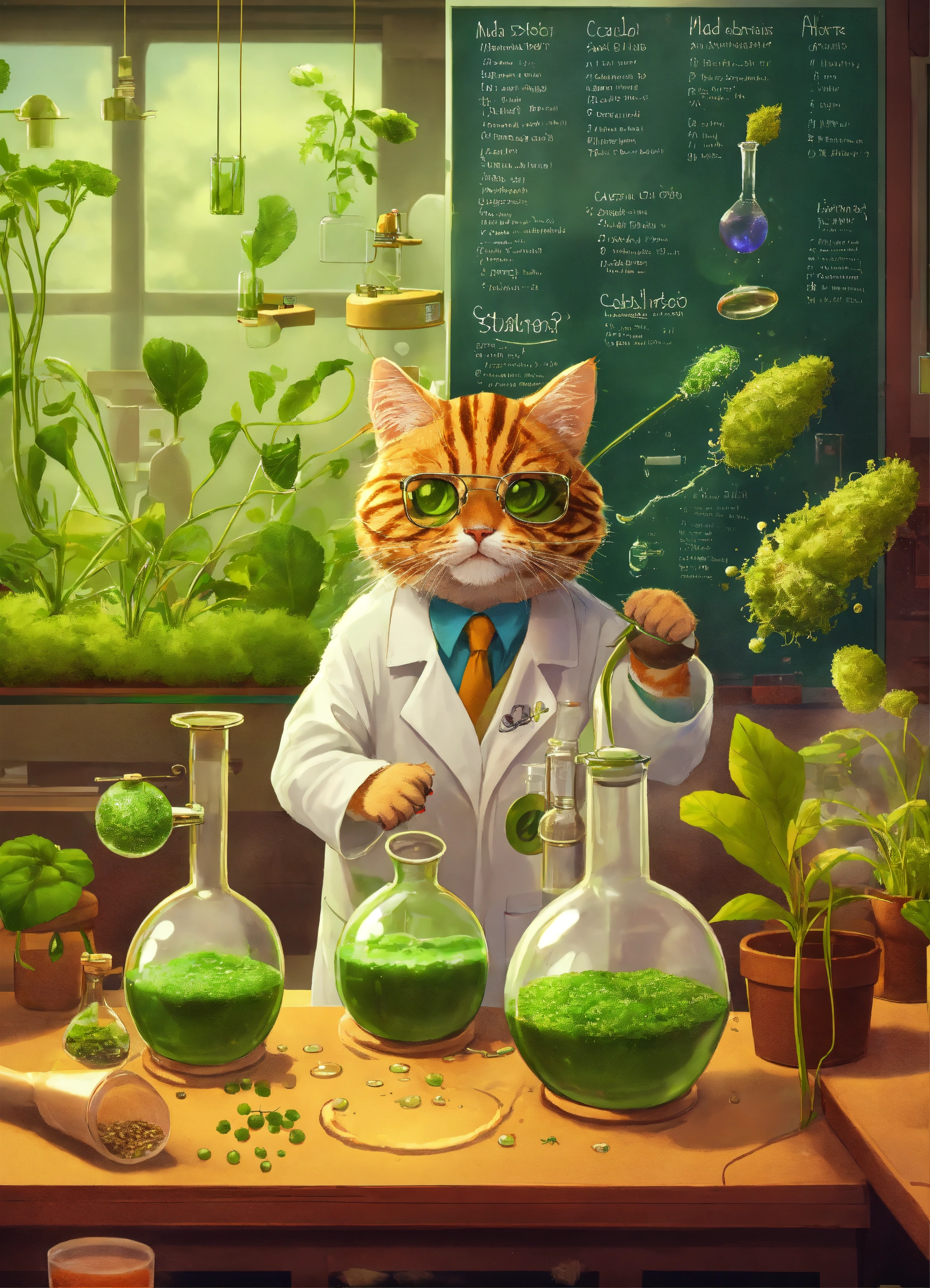 Lexica - A mad cat scientist doing science on yeast and plants