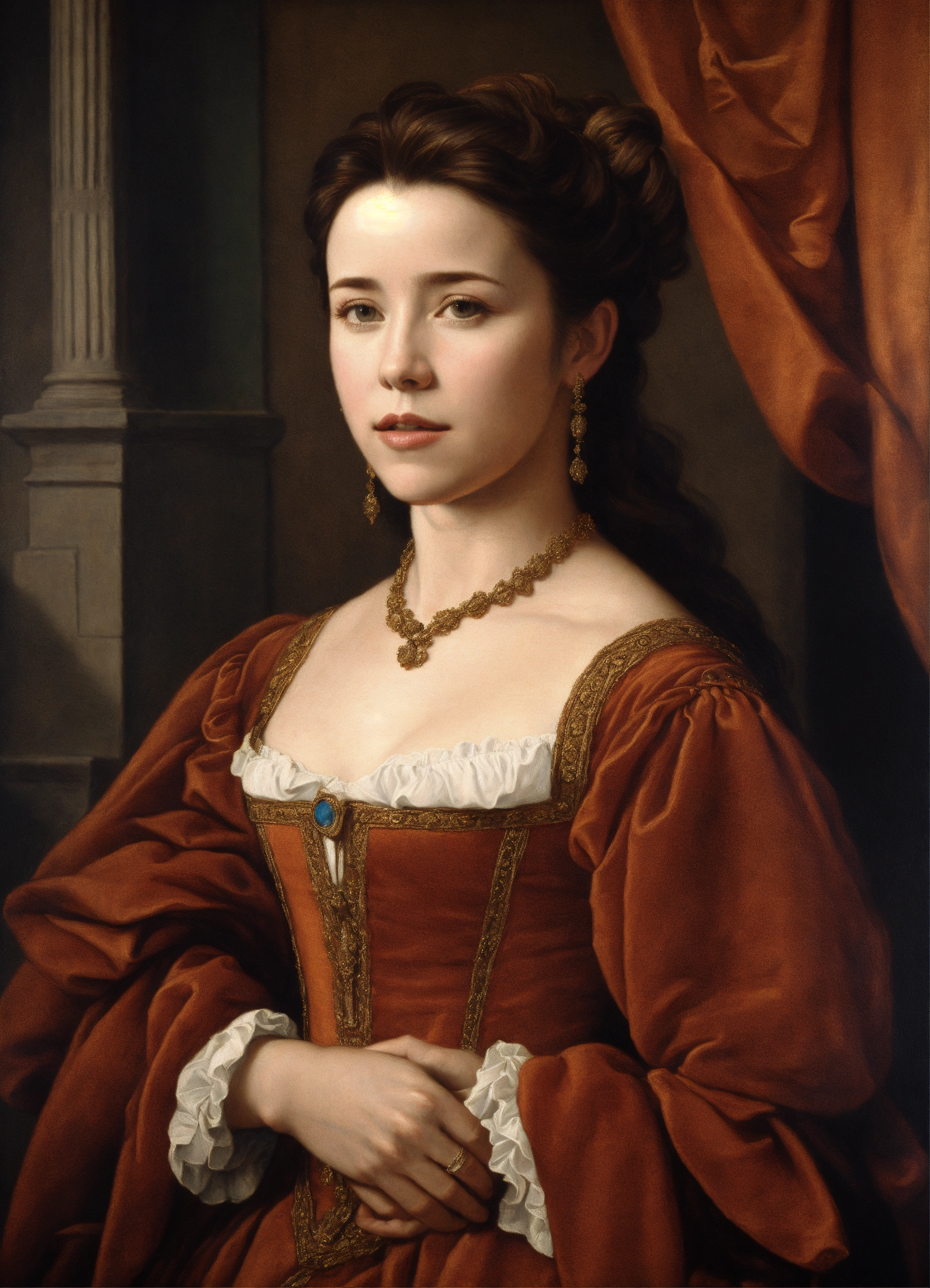Lexica - Renaissance painting of Linda cardellini