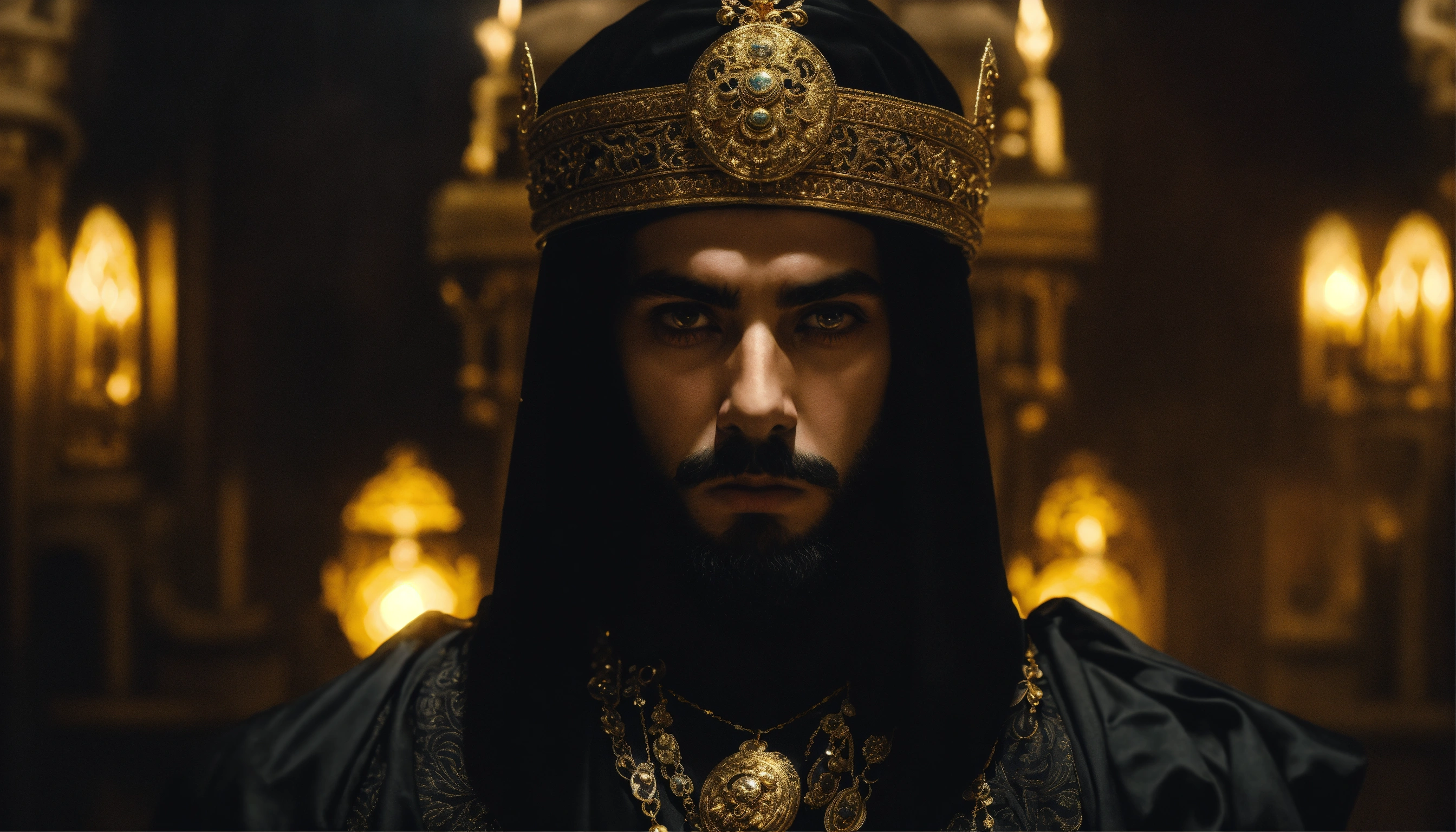 Lexica - Dark, mysterious and dramatic portrait of a young handsome ...