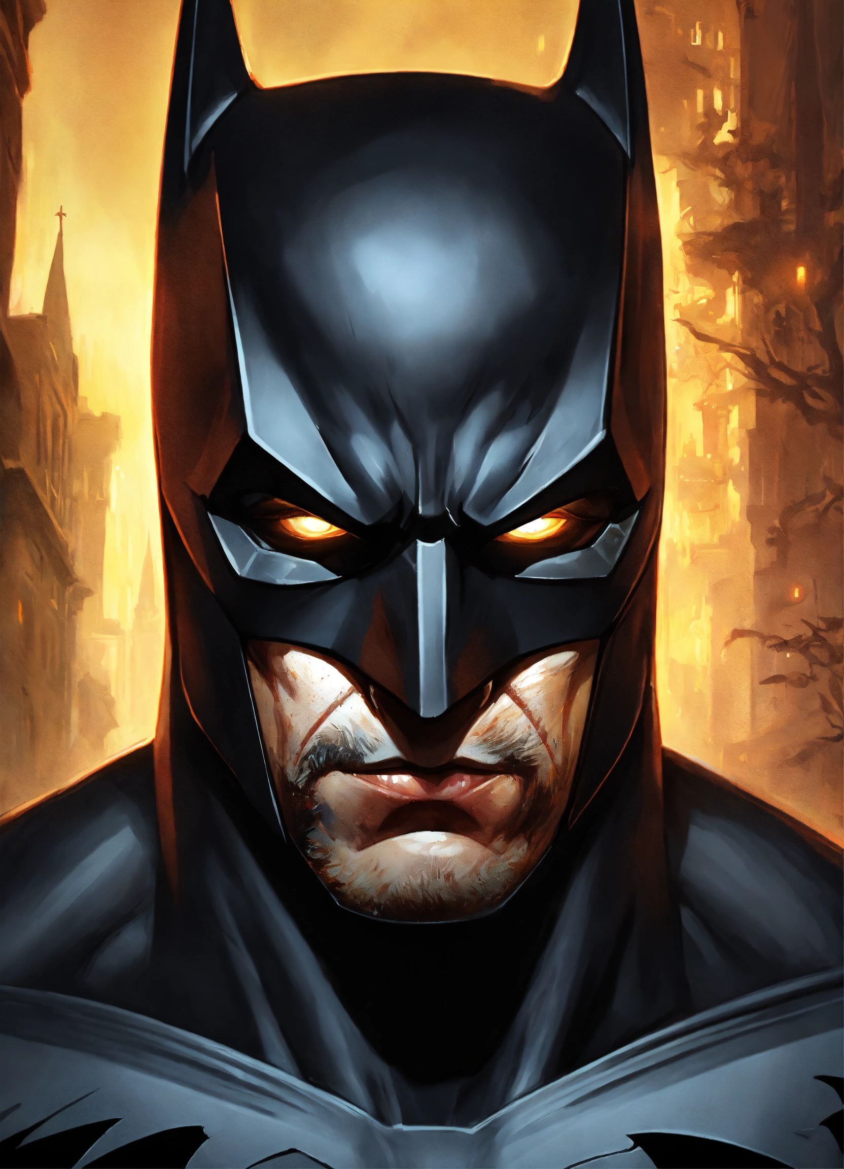 Lexica - Zombies a Batman by Zack Snyder, realistic portrait ...