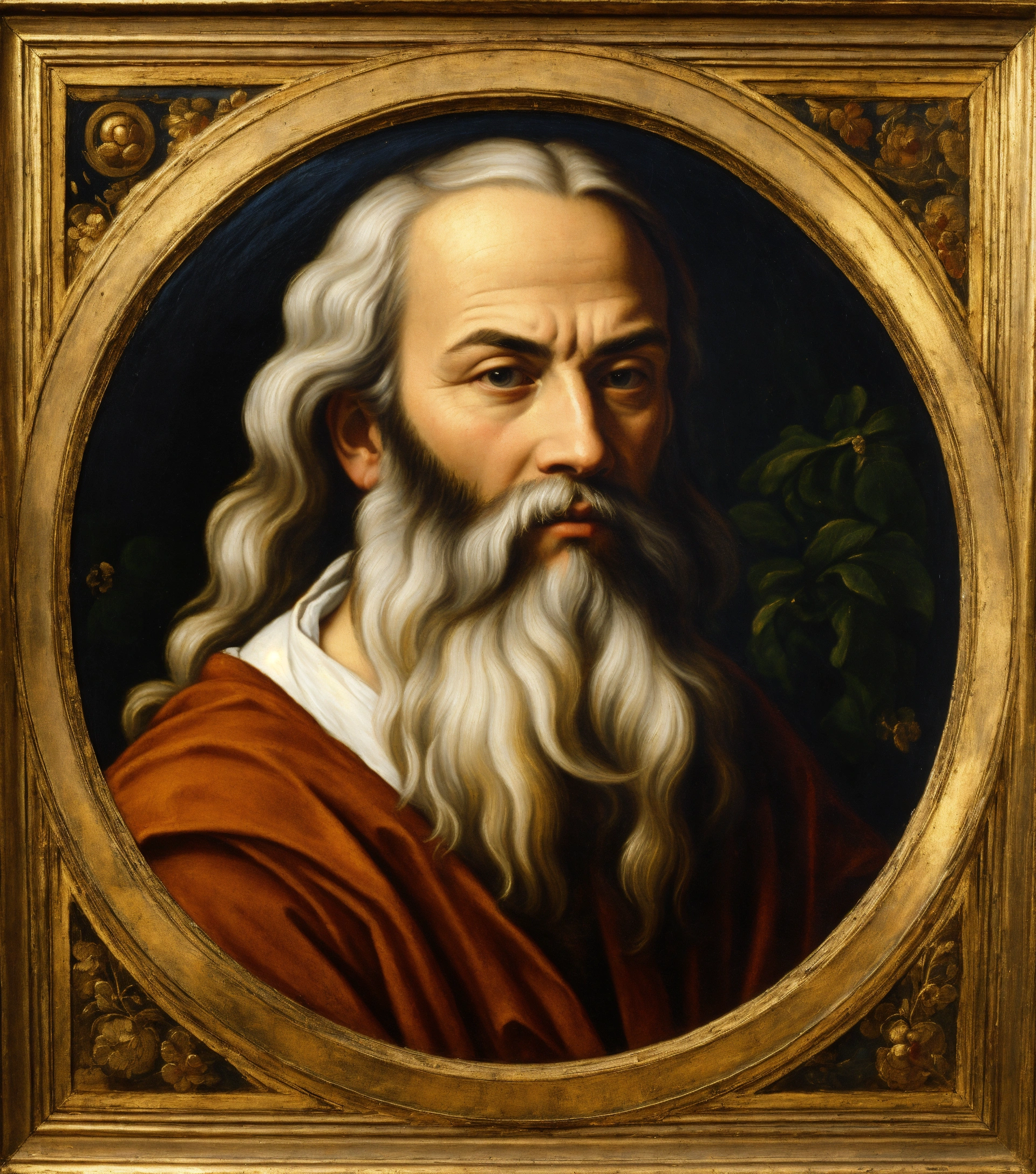 Lexica - Renaissance portrait painting of the old prophet ezekiel
