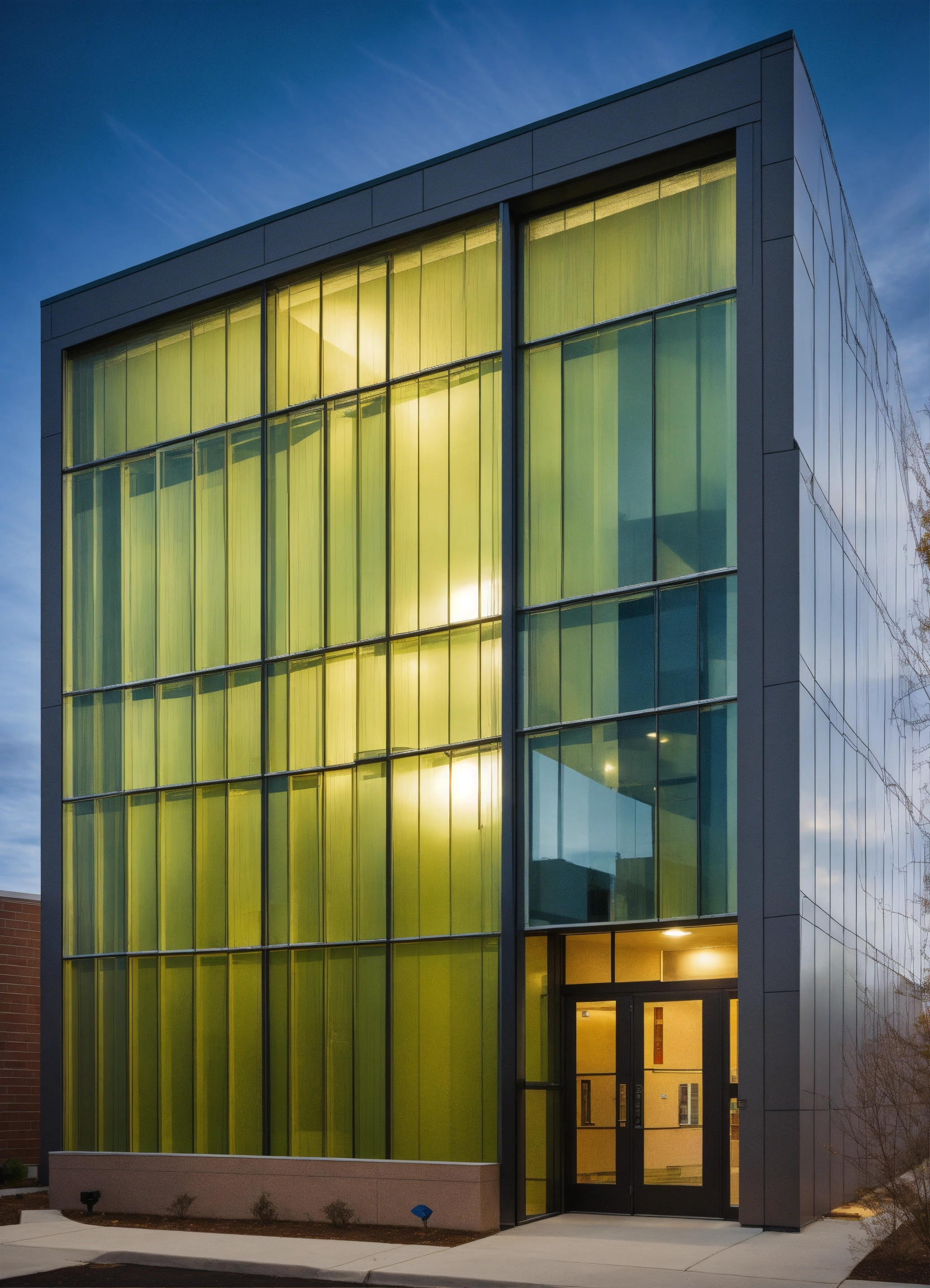 Lexica - Minnesota commercial building architecture translucent panels