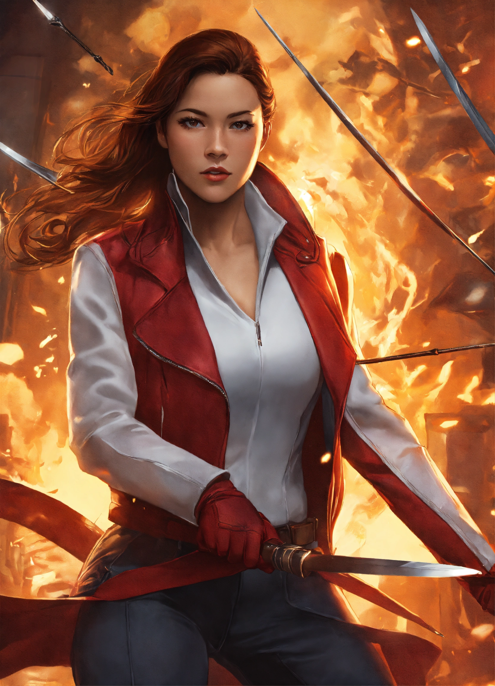 Lexica - Marvel Colleen Wing The Hand in action without words or logos