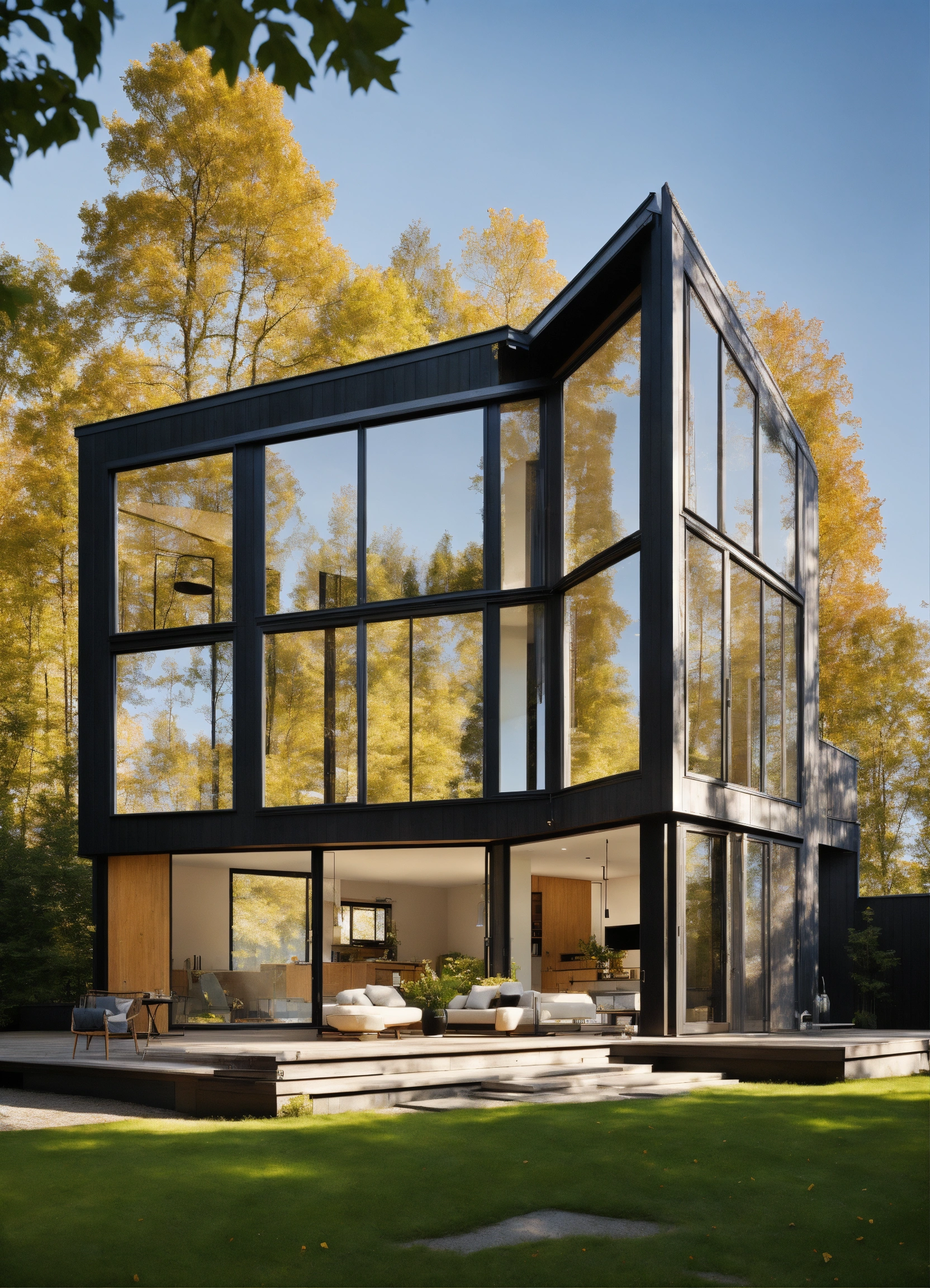 Lexica - Scandinavian modern contemporary house large windows