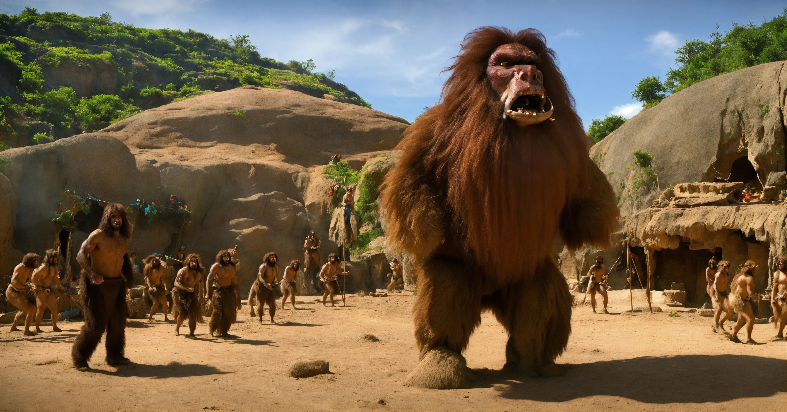 Lexica - Oh man, look at those cavemen go! It is the freakiest show!