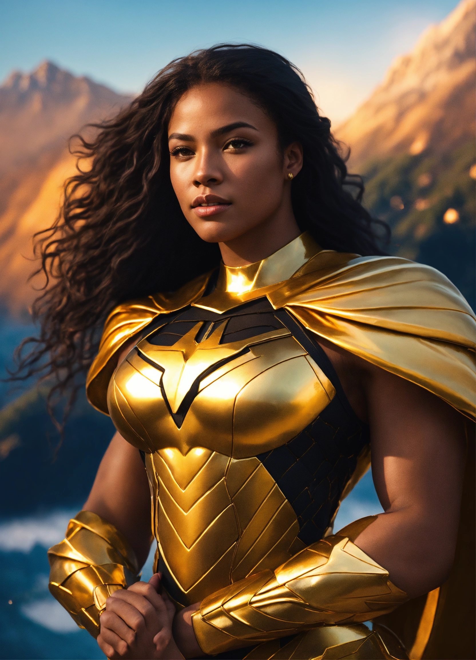 Lexica - Young strong big huge muscular super hero, with crew cut ...