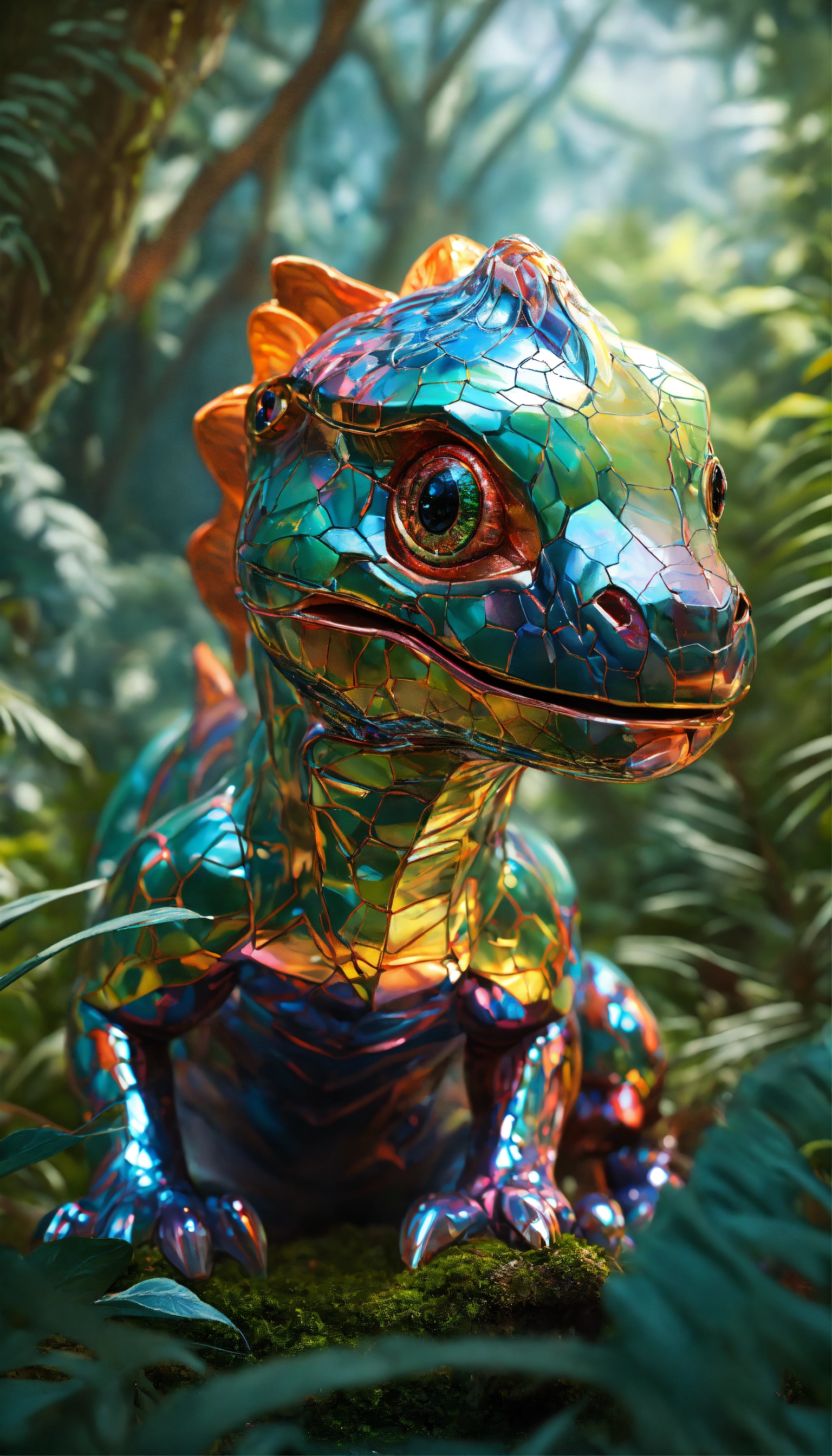 Lexica - Extremely Ultrarealistic Photorealistic 3D cute iridiscent ...