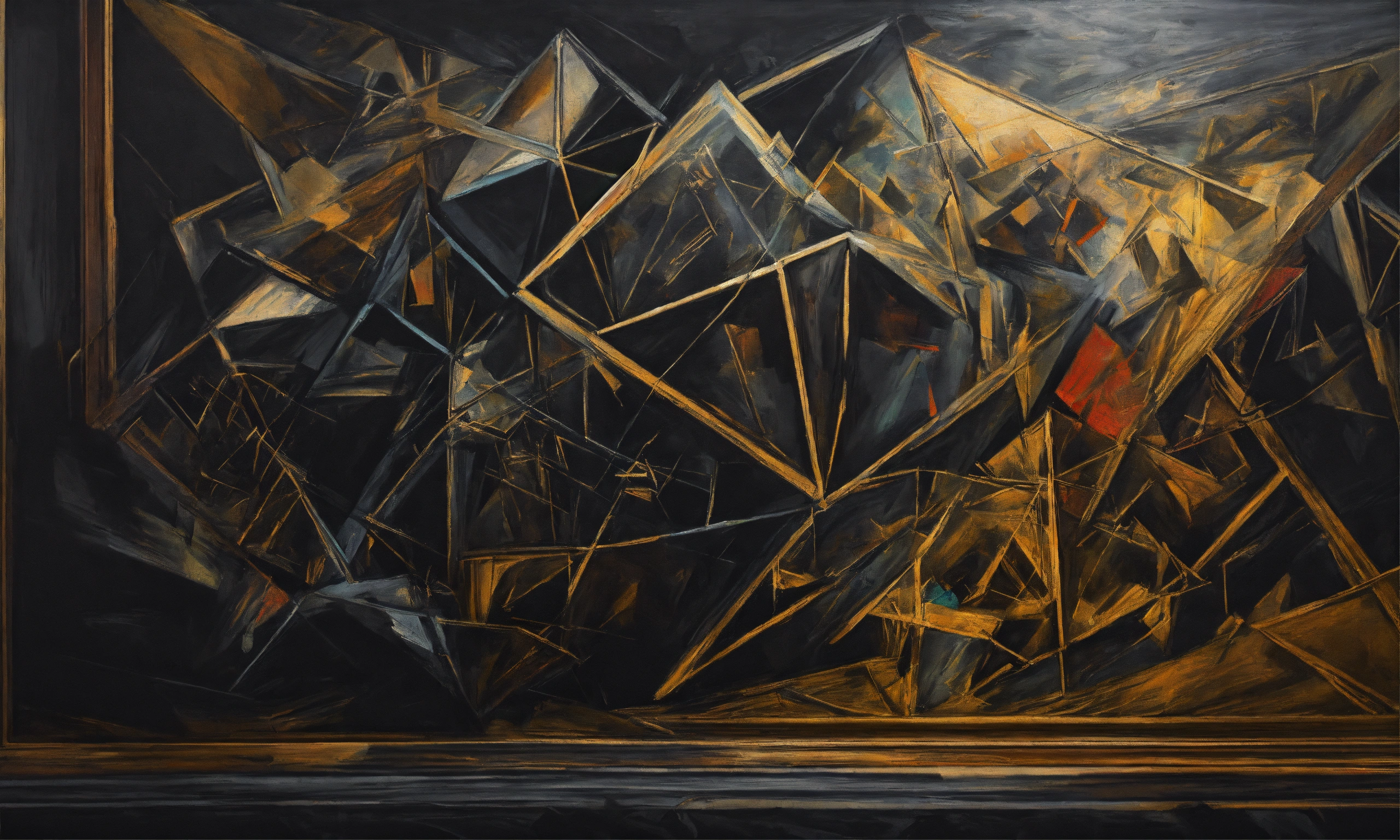 Lexica - Crazy geometric abstract expressionism, detailed painting1930s ...