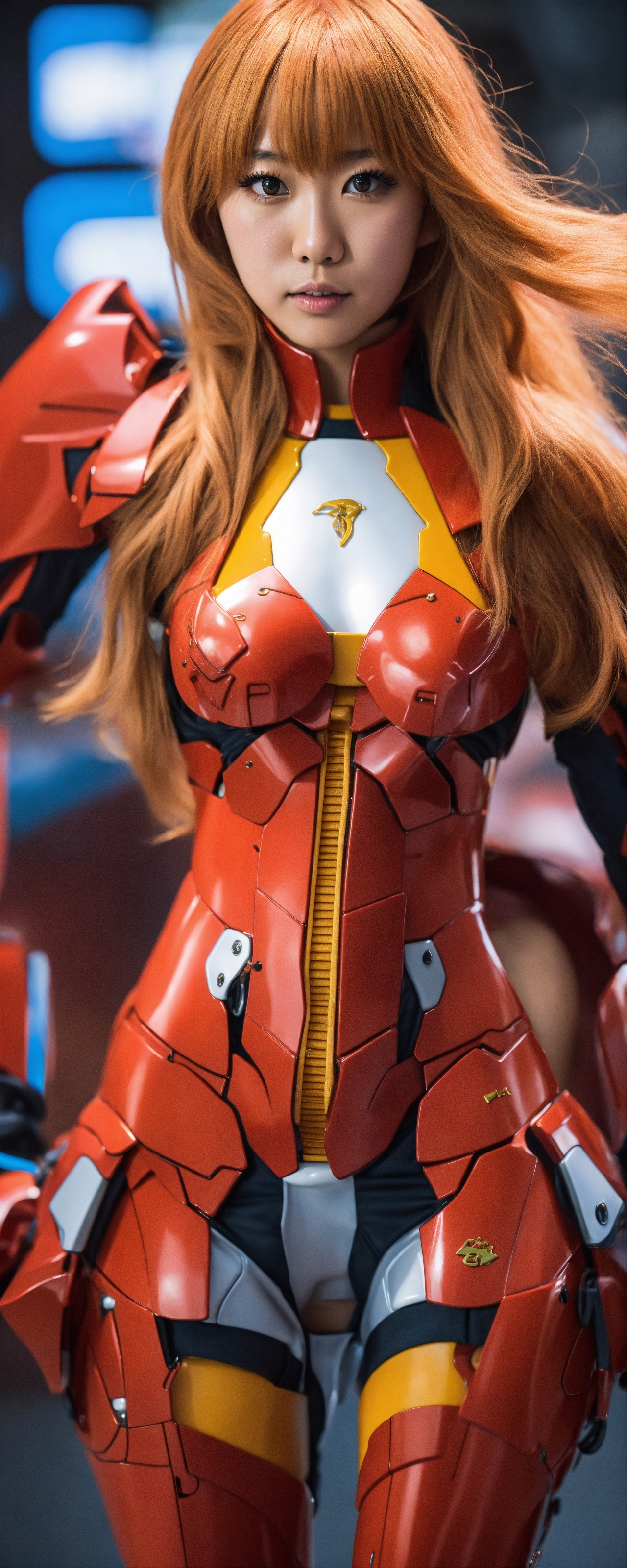 Lexica - Slim japanese woman cosplaying asuka langley