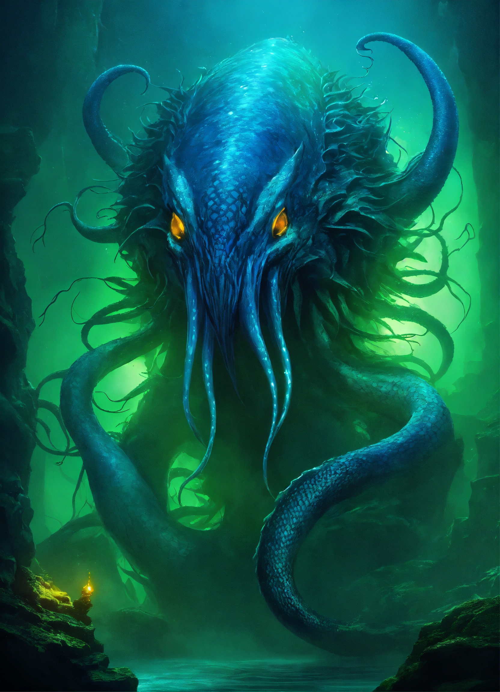 Lexica - In the depths of the abyss an image appears of The Abyssal ...