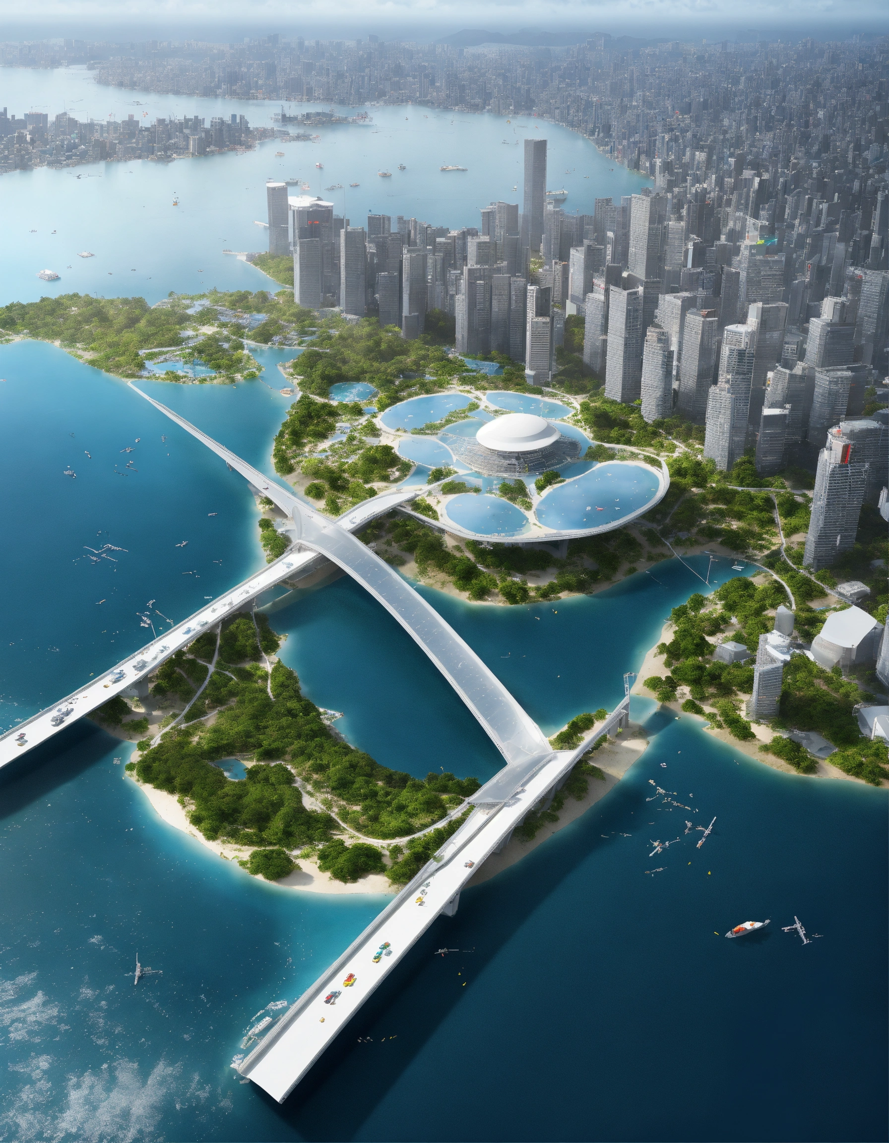 Lexica - Imagine a vision of future Tokyo in 2050 with networks of ...