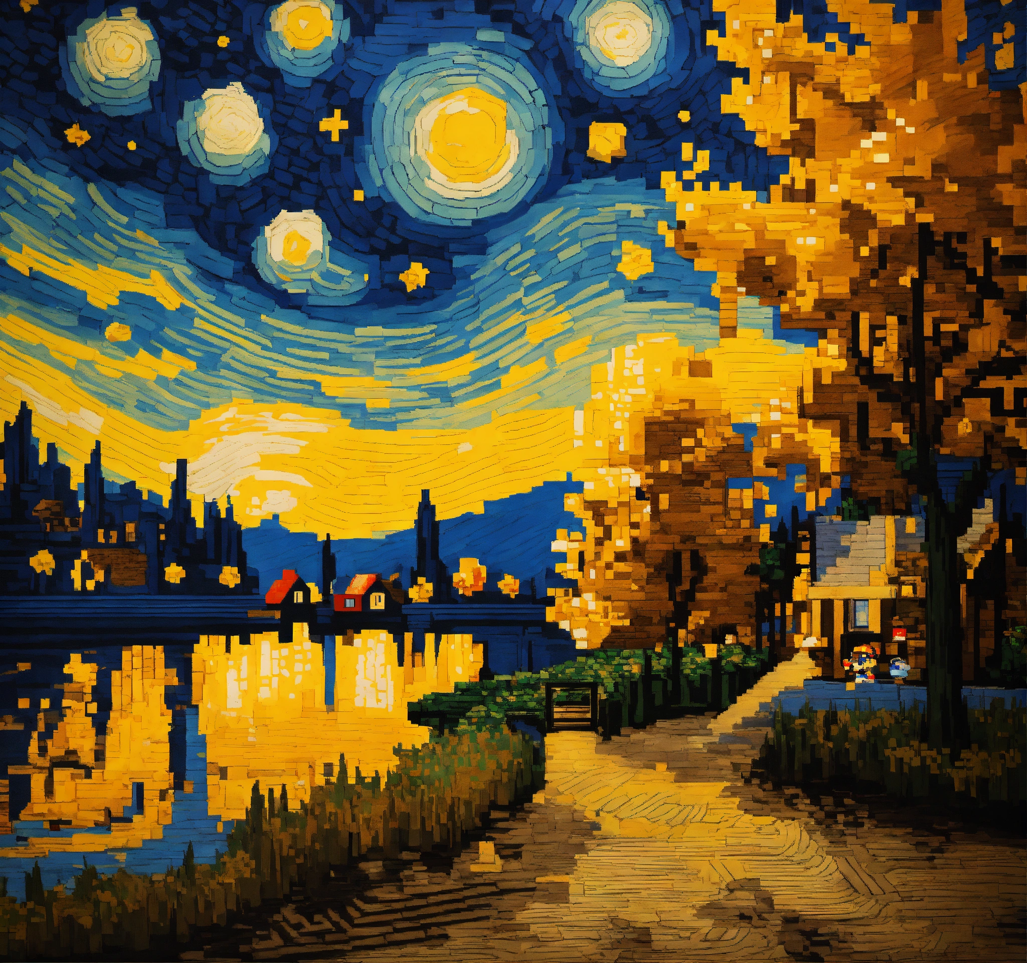 Van gogh outlet mario bros