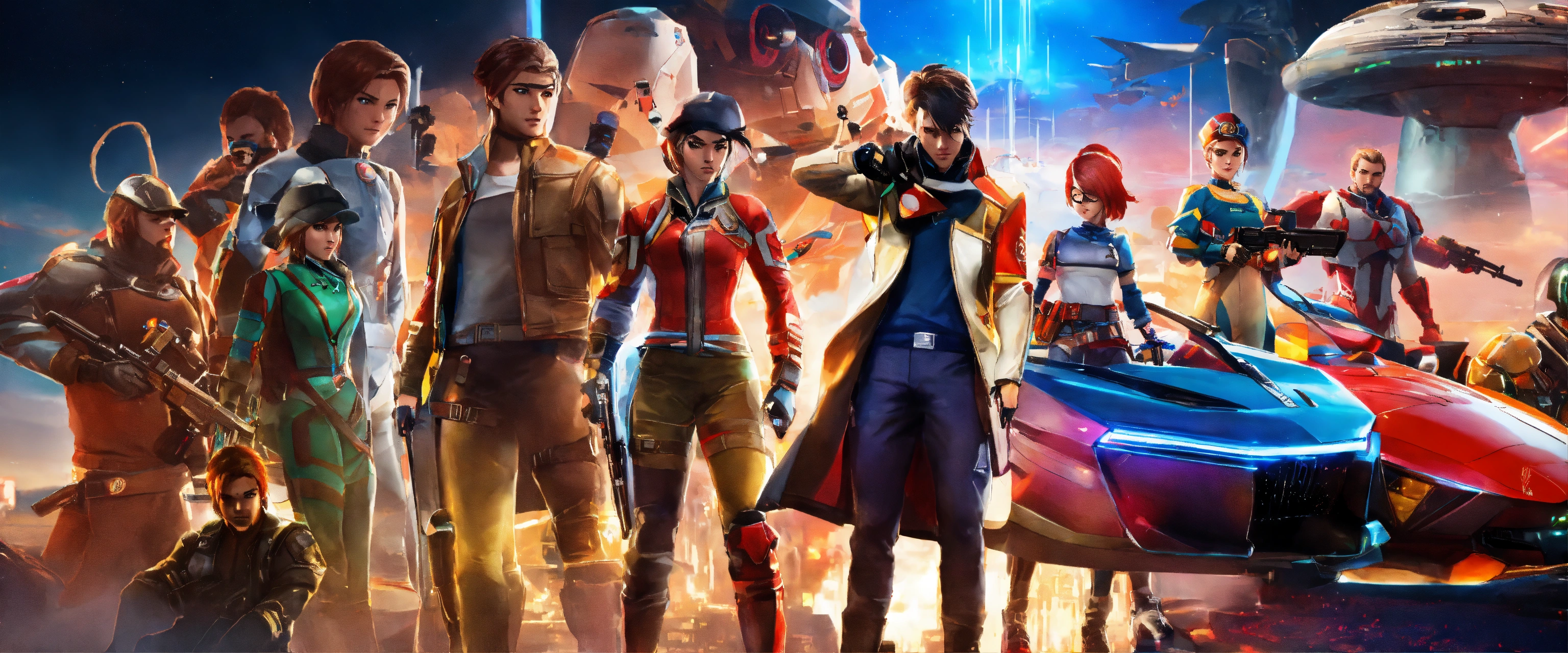 Lexica - Several iconic video game characters from different ...