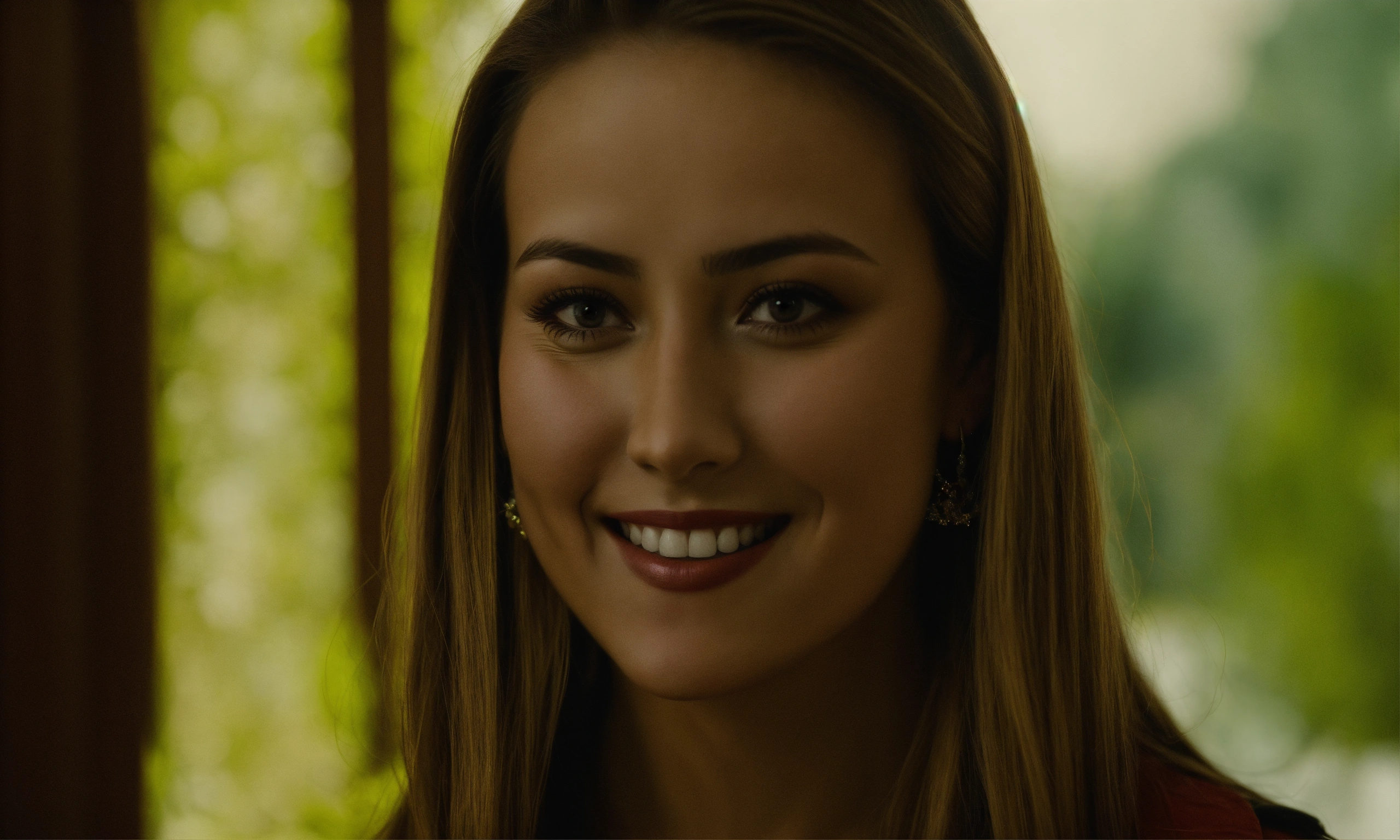Lexica - Pretty face of a unique woman, smiling, portrait photo, medium ...