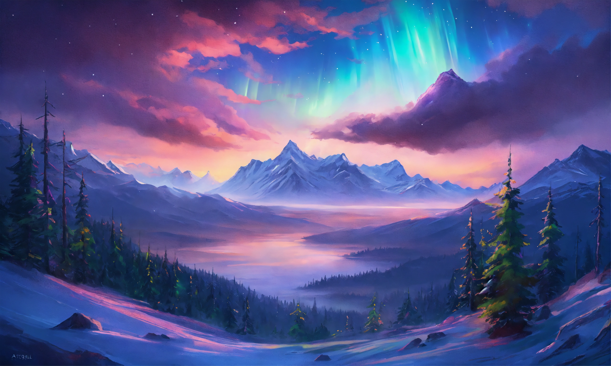 Lexica - Dream,night,landscape,sleep,trend on artstation,A dreamy ...