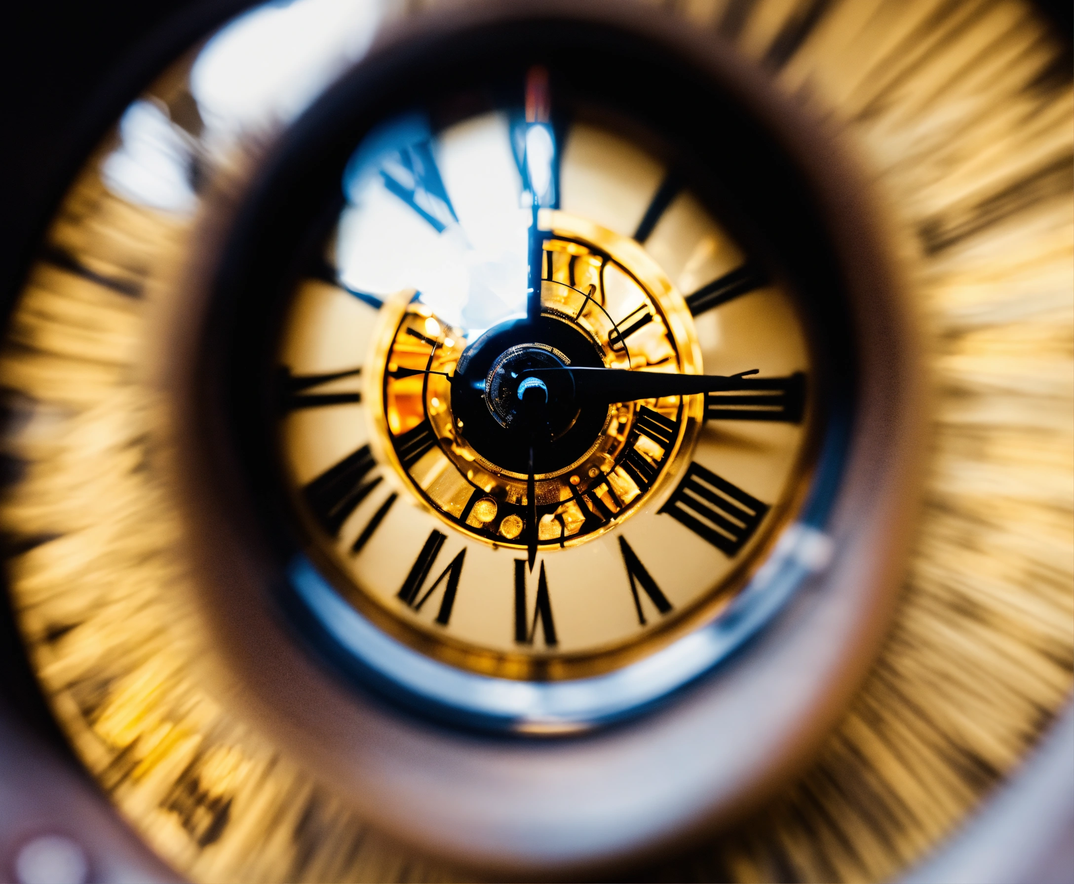 Lexica - An inspiring photograph of a awe-filled eye reflecting time ...