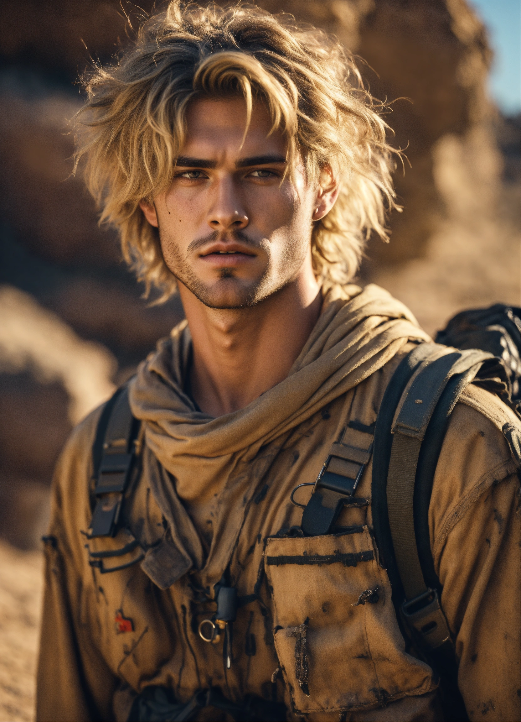 Lexica - A highly detailed realistic photo of a very handsome 24-year ...