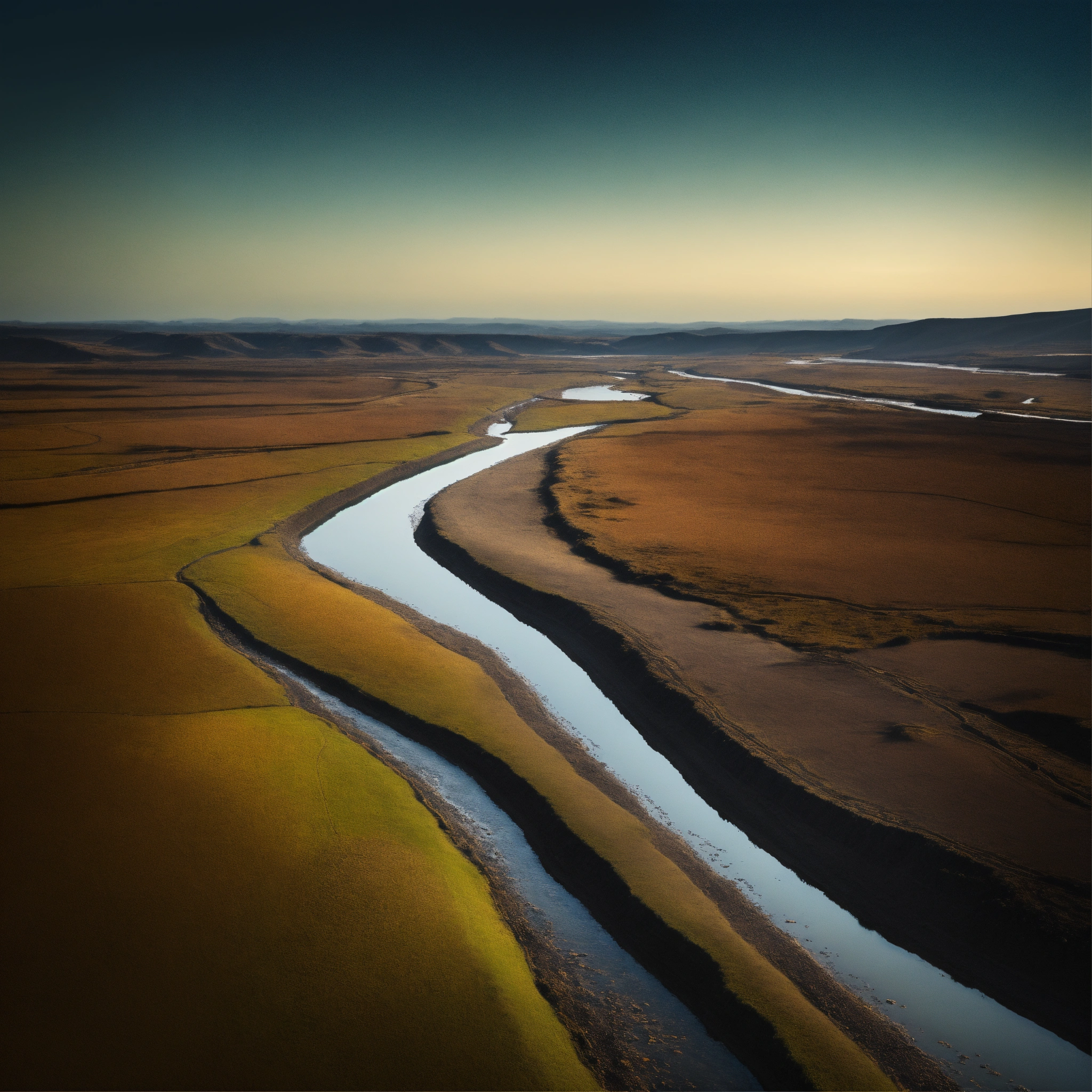 Lexica - High-resolution photograph of landscape river abstract and ...
