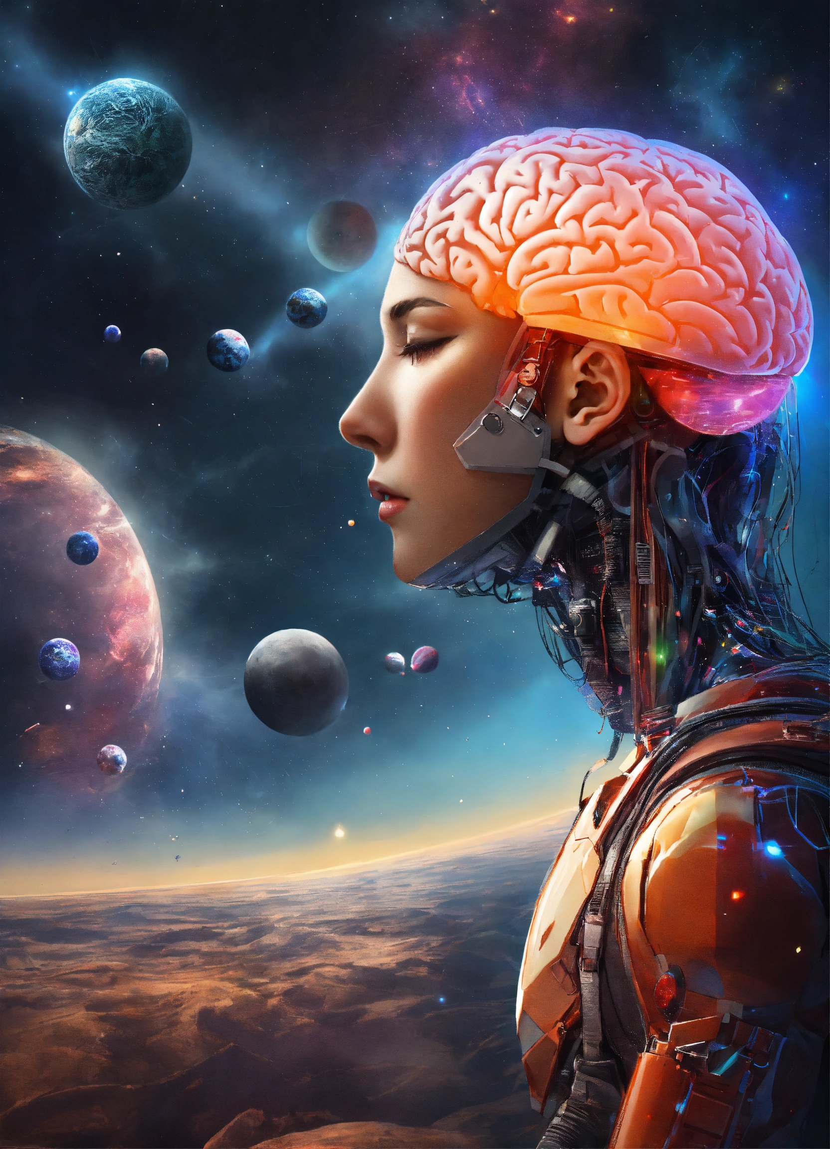 Lexica - A brain that blasts thoughts out into space.
