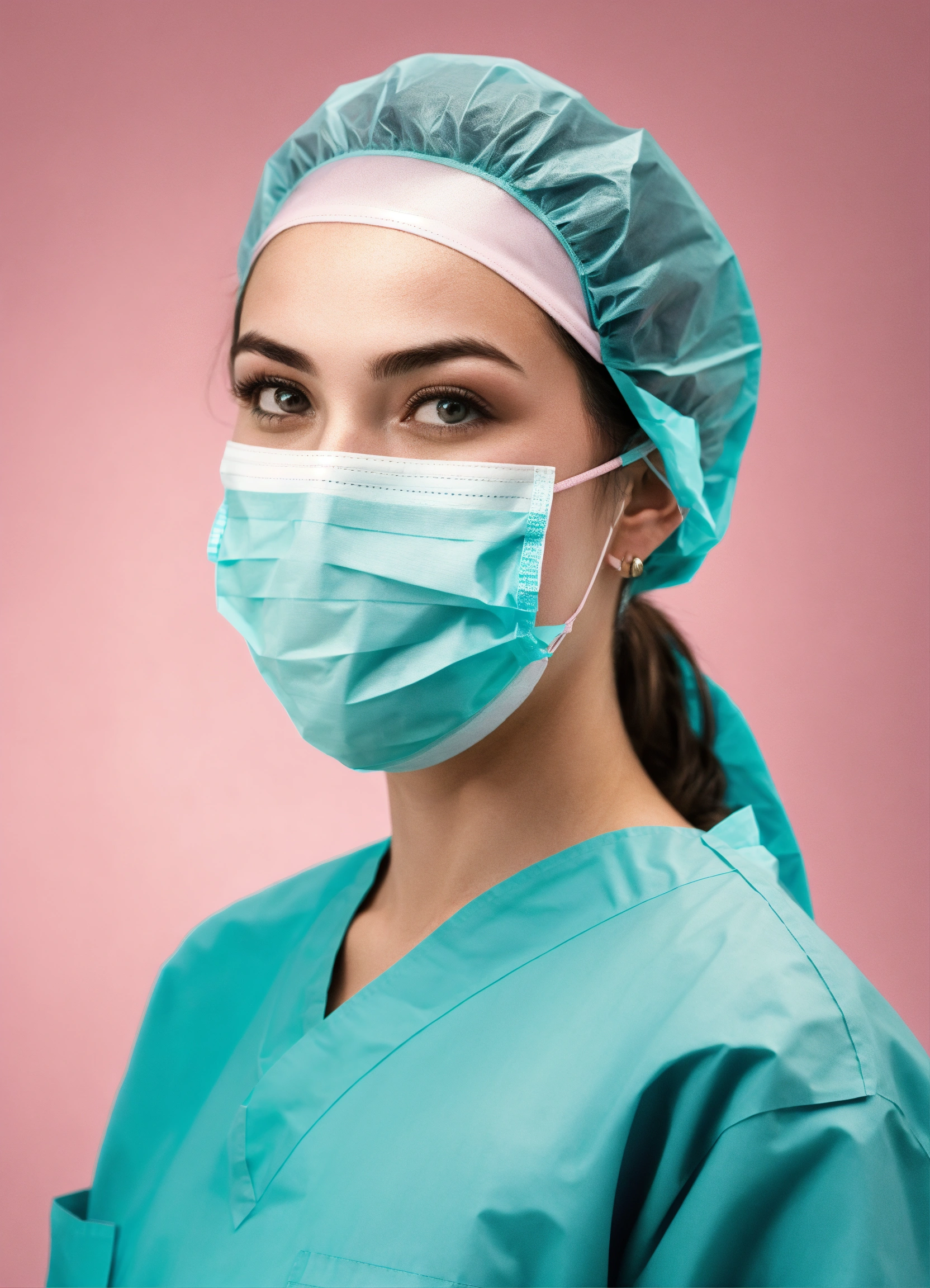 Lexica - Female surgeon, smiling . Full length, Hyper realistic, side ...
