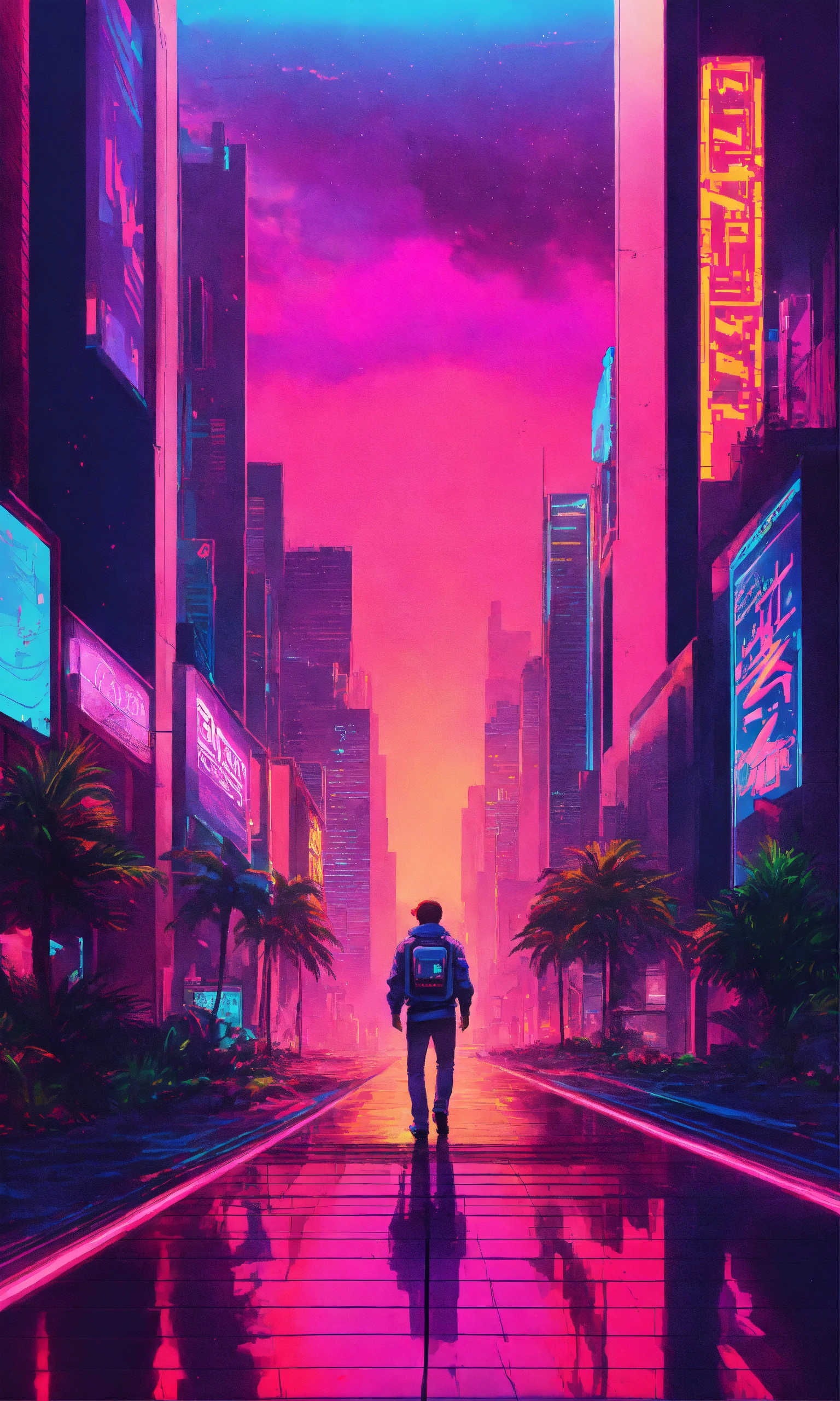 lexica-create-a-vibrant-and-retro-inspired-artwork-for-a-synthwave