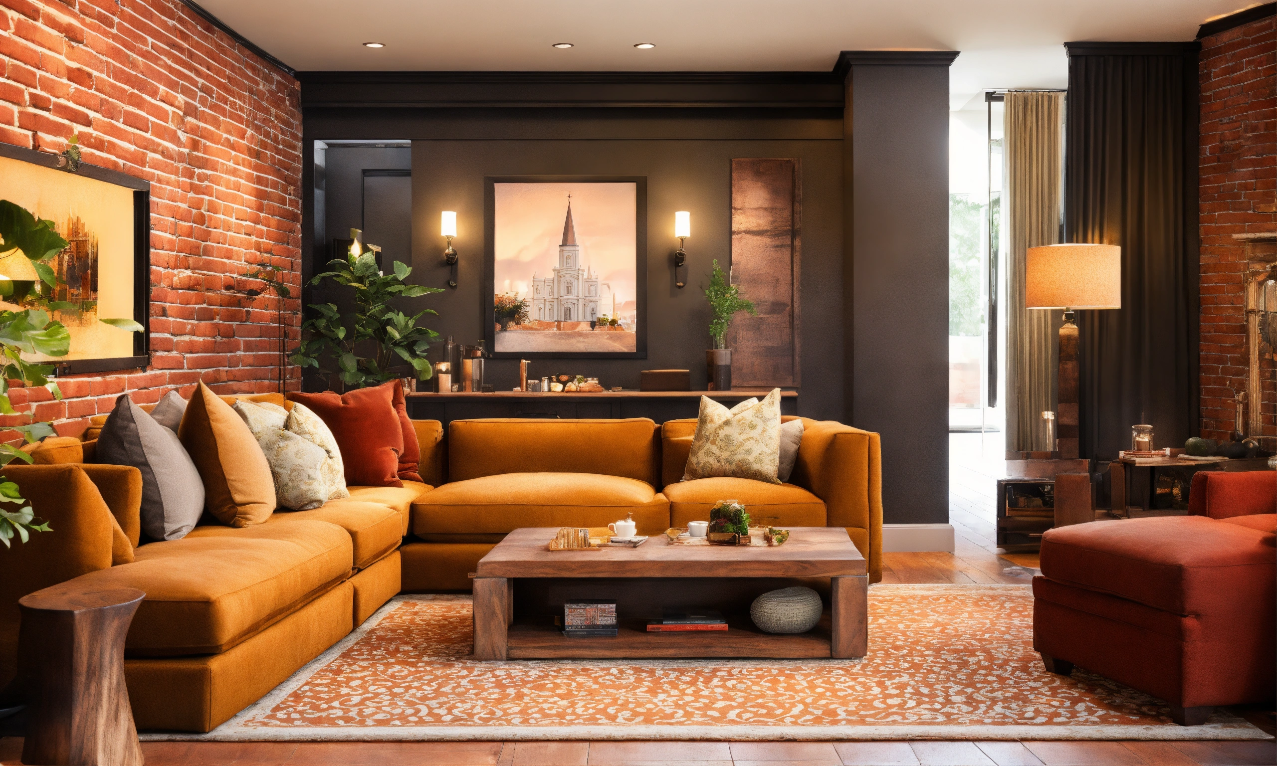 Lexica - Concept art of huge master bedroom with attached living room ...