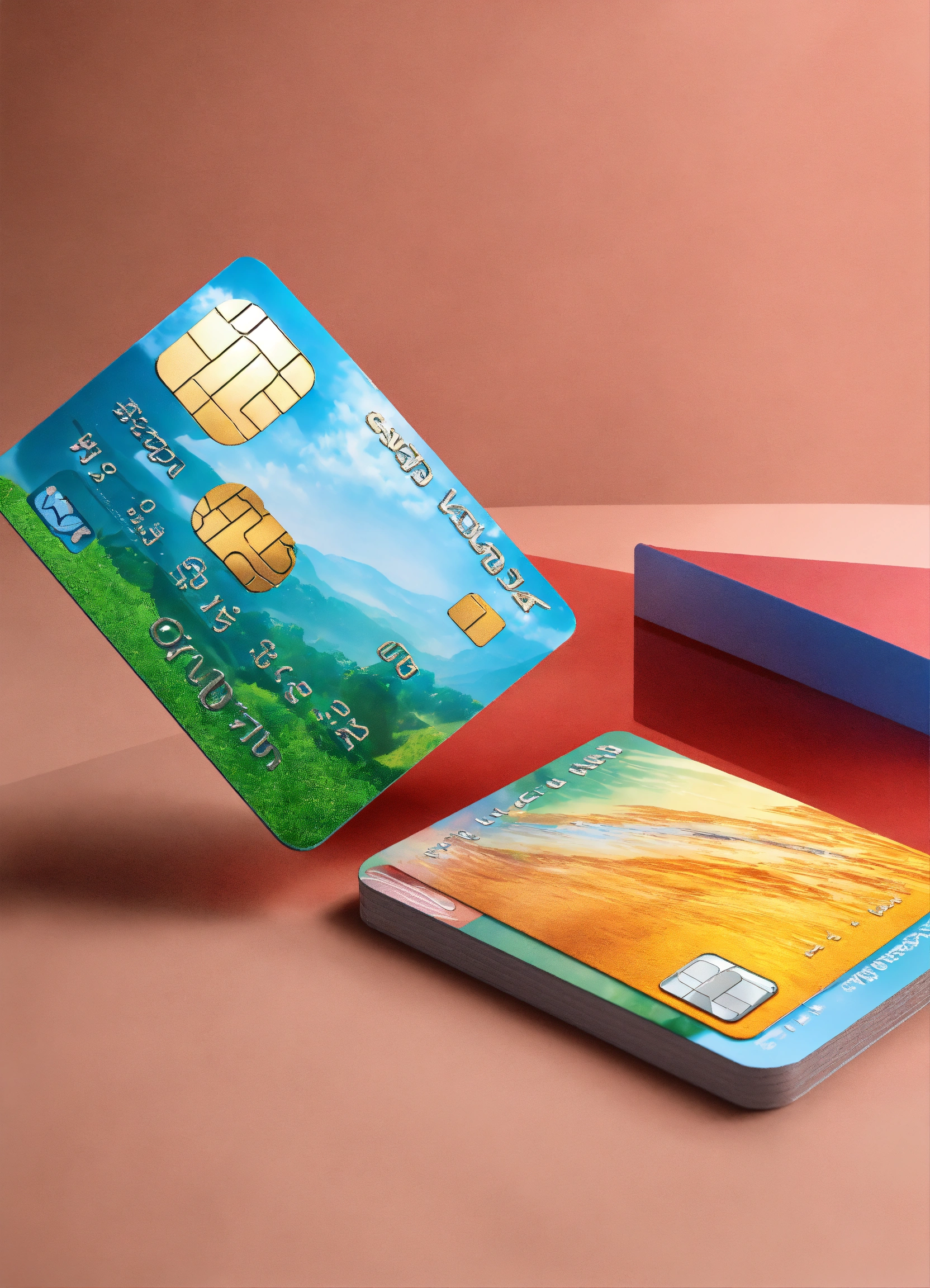 Lexica - A 3D credit card, with a format 8,6 x 5,4 cm, designed ...