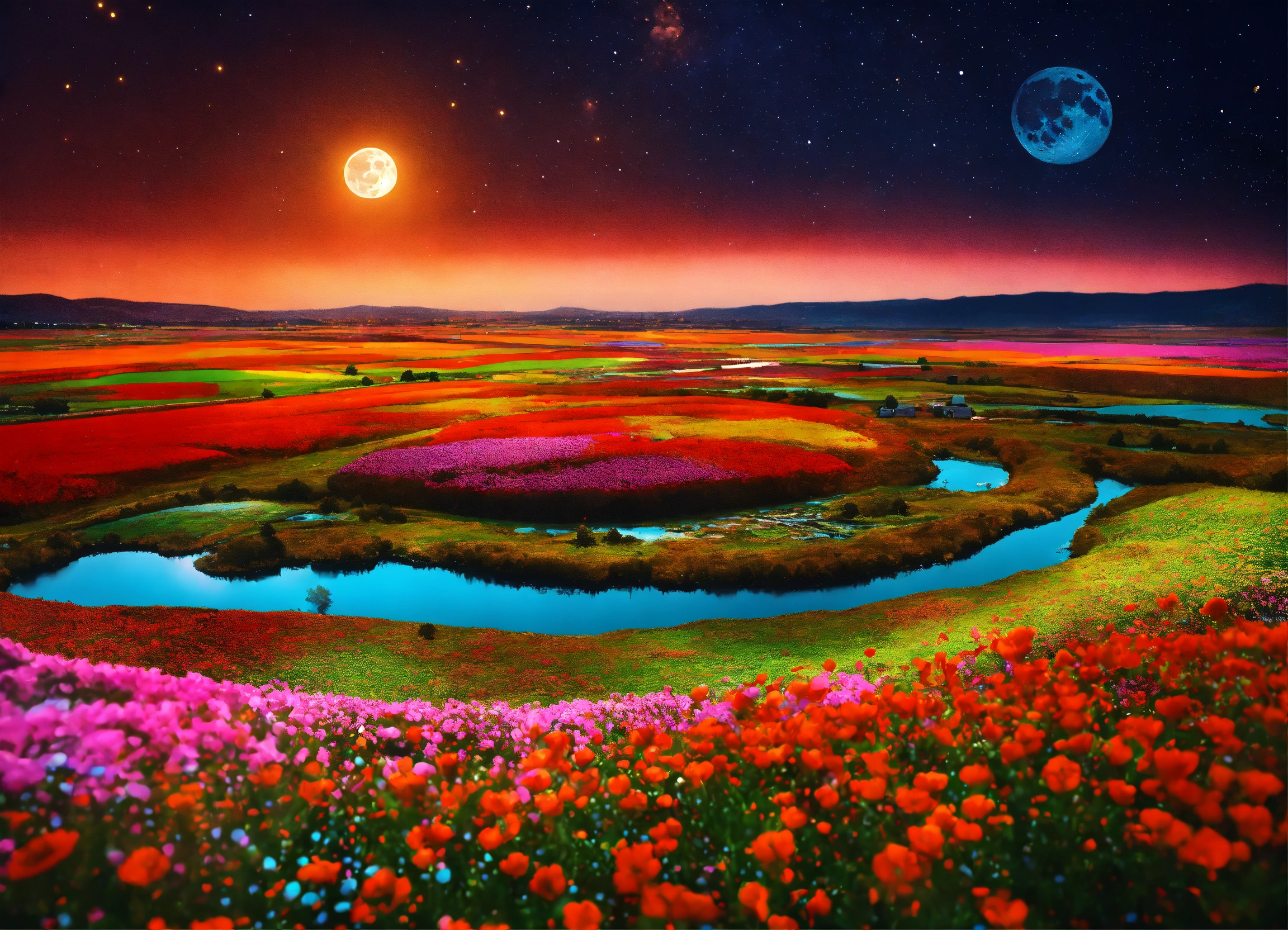 Lexica - Tilt-shift landscape. interesting-alien portrait. atmospheric ...